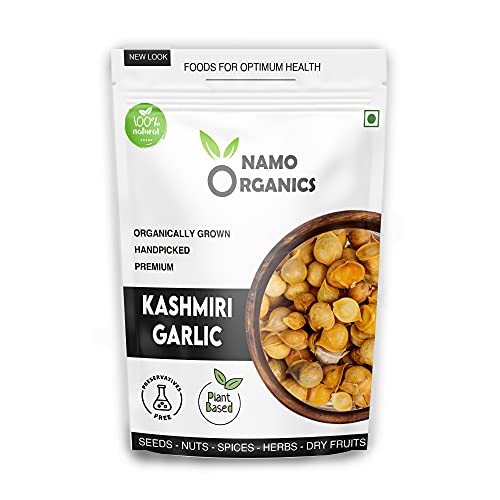 Premium Kashmiri Single Clove Garlic (1kg) - Organic Himalayan Snow Mountain Garlic - Authentic Kashmiri Lahsun Ek Pothi - Perfect for Gourmet Cooking, Health Supplements & Ayurvedic Remedies