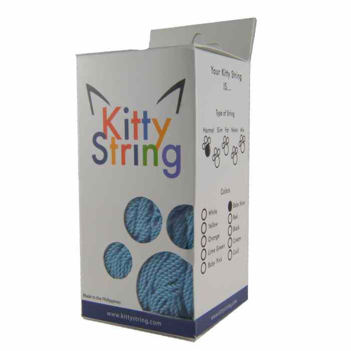 10 Pack Kitty String Cat Toy - 100% Polyester Durable Cat Teaser Wand with Feathers - Perfect for Interactive Play, Exercise & Bonding with Your Feline Friend