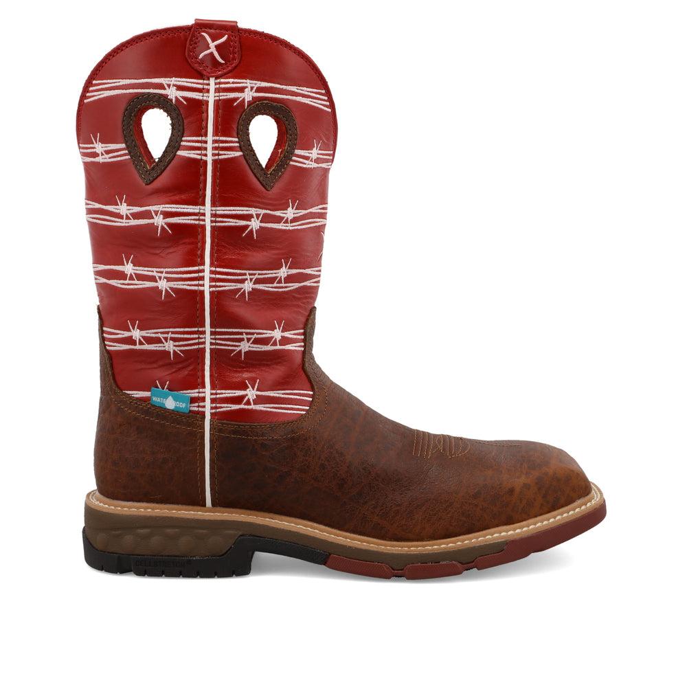 Men's 12 Western Work Boots - Durable Cowboy Boots for Ranch Work & Outdoor Activities | Perfect for Rodeo, Hiking & Construction