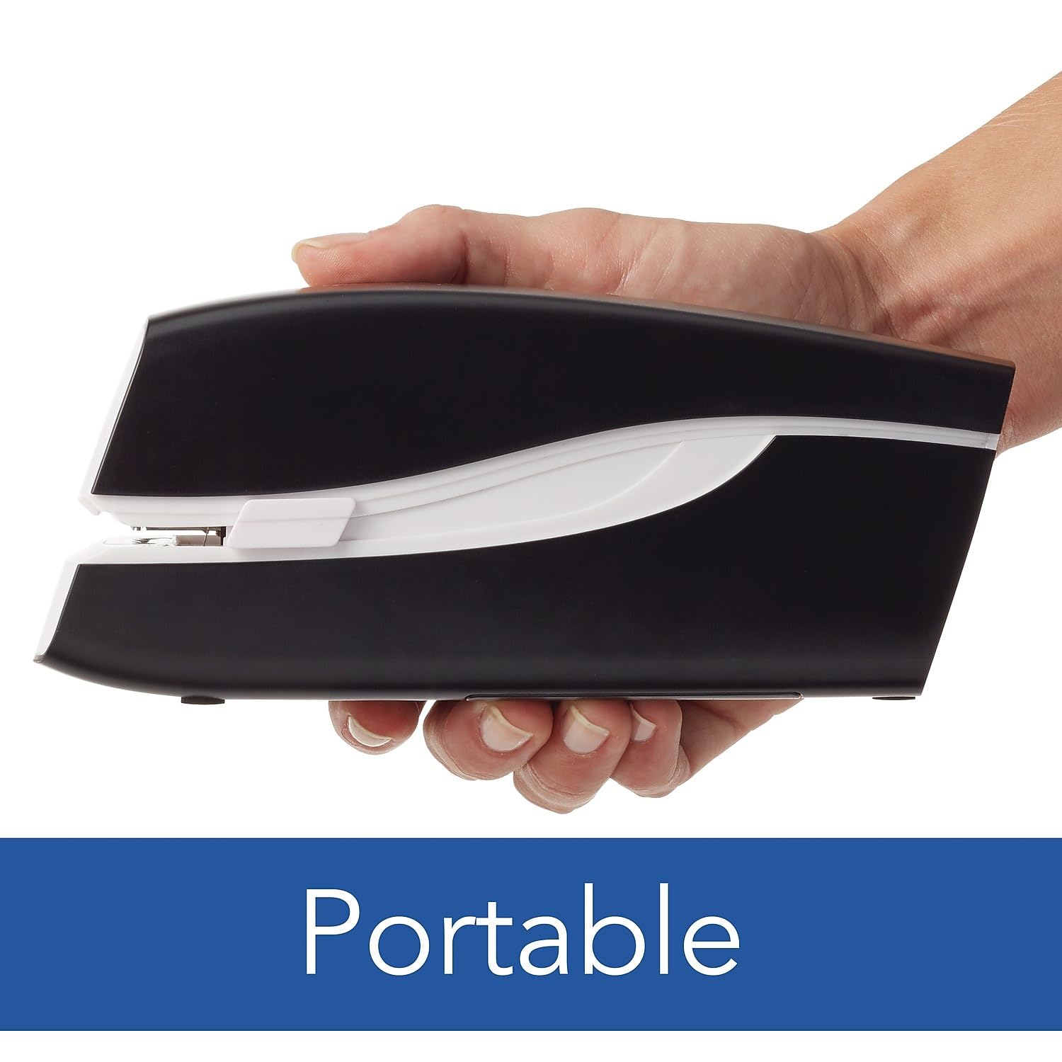 Swingline® Portable Electric Stapler - Cordless Heavy Duty Stapler for Office, Home & School Use - Fast & Easy Paper Stapling for Documents, Reports & Craft Projects