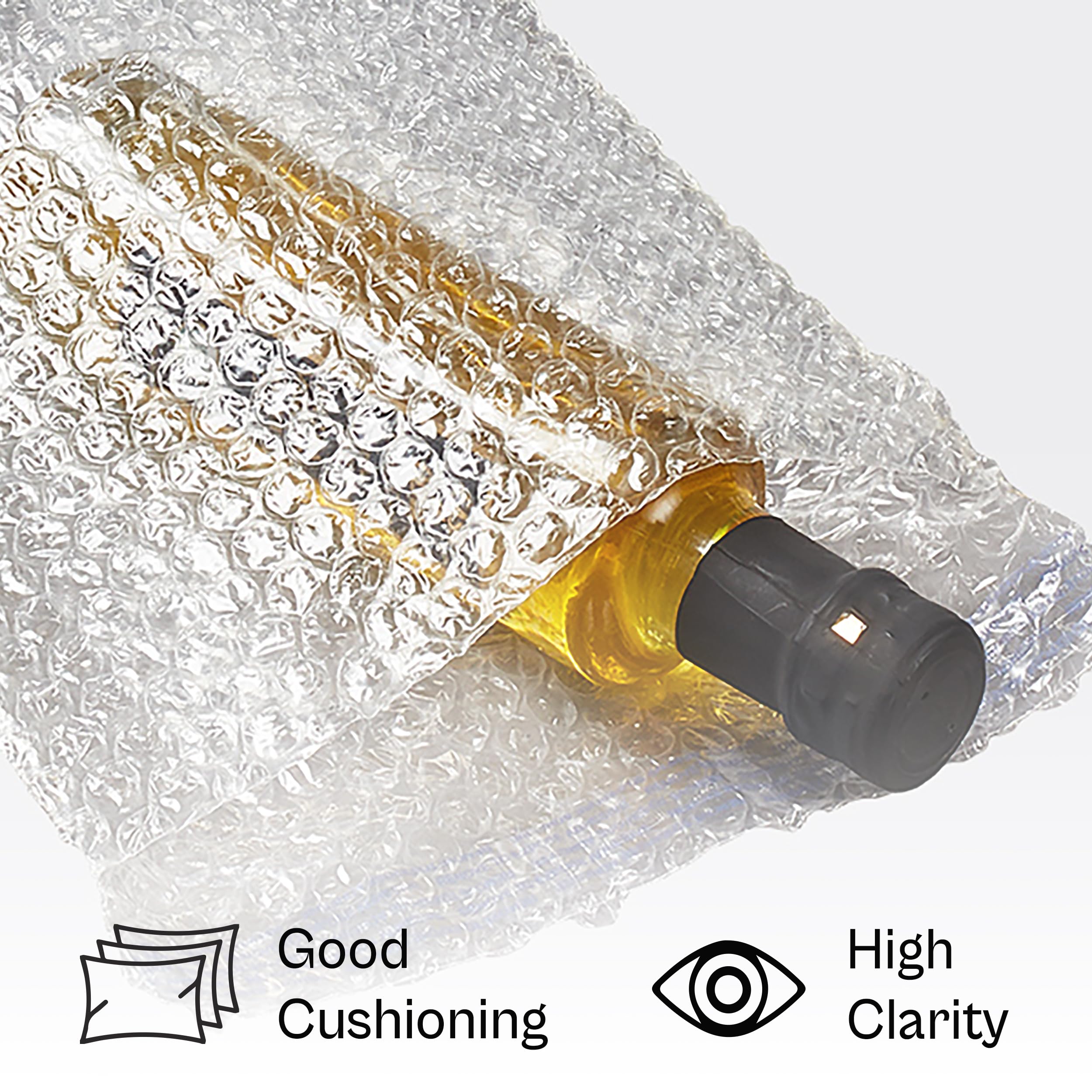 MMBM 15x17.5 Inch Clear Bubble Pouches - 150 Pack Self-Seal Air Cushion Bags for Moving & Shipping | Protective Packaging for Fragile Items, Glassware, Electronics | No Tape Needed Bubble Wrap Alternative