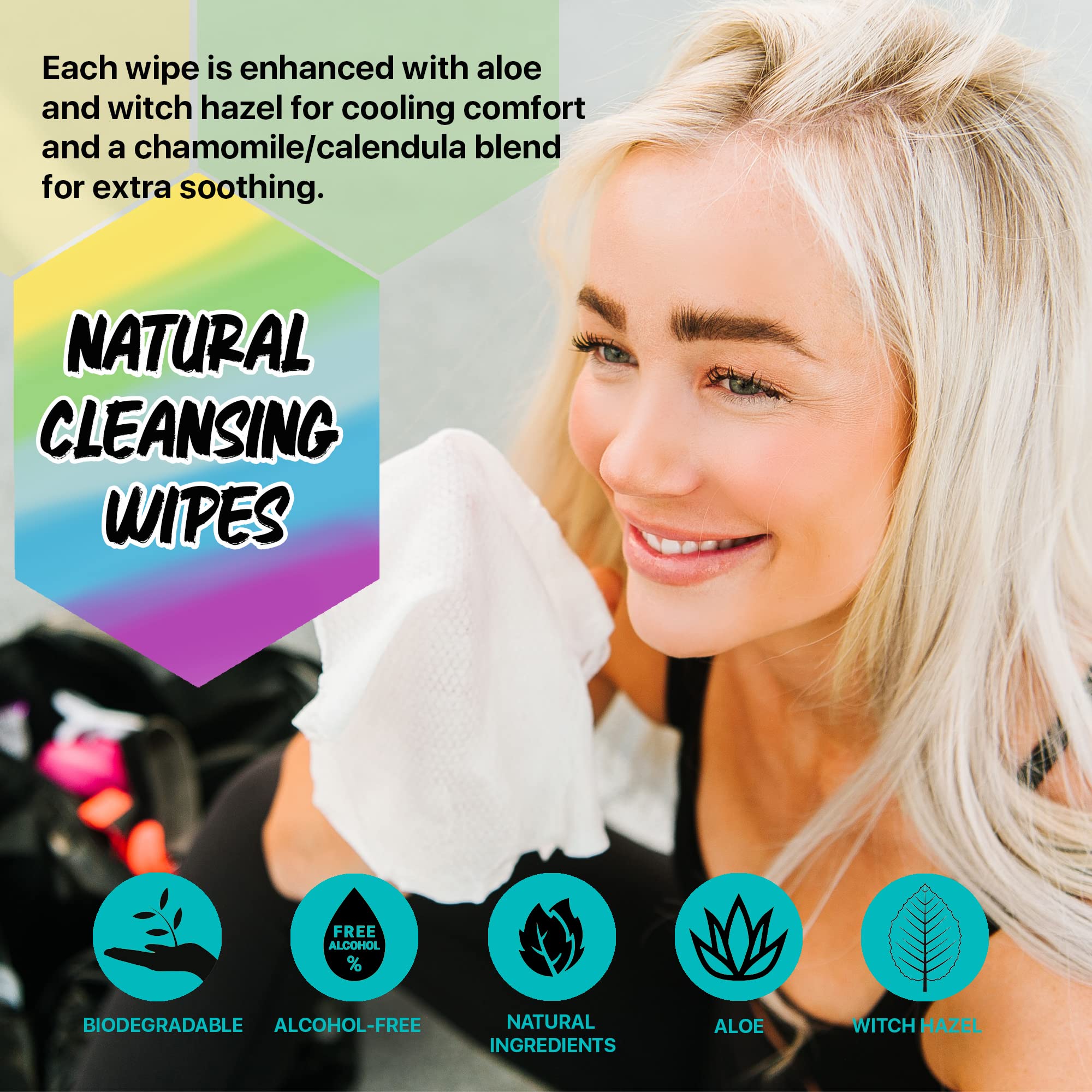 Klean Freak Body Wipes - 12 Pack Mixed Scent Refreshing Cleansing Wipes for Gym, Travel, Camping & On-the-Go Hygiene