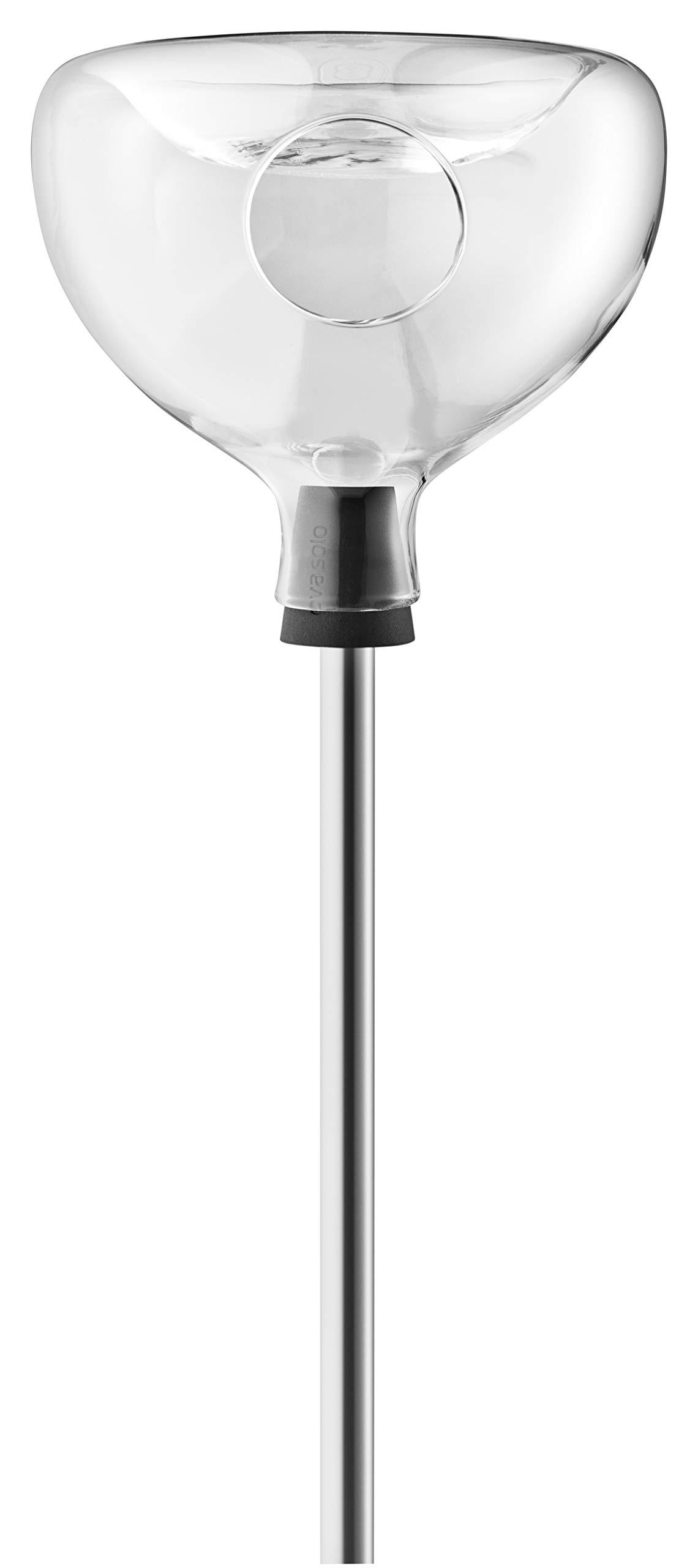 Eva Solo Multipurpose Glass Bird Bath with Feeder - Attract Small Garden Birds | Elegant Sculptural Design for Outdoor Decor | Perfect for Backyard, Patio & Garden Bird Watching