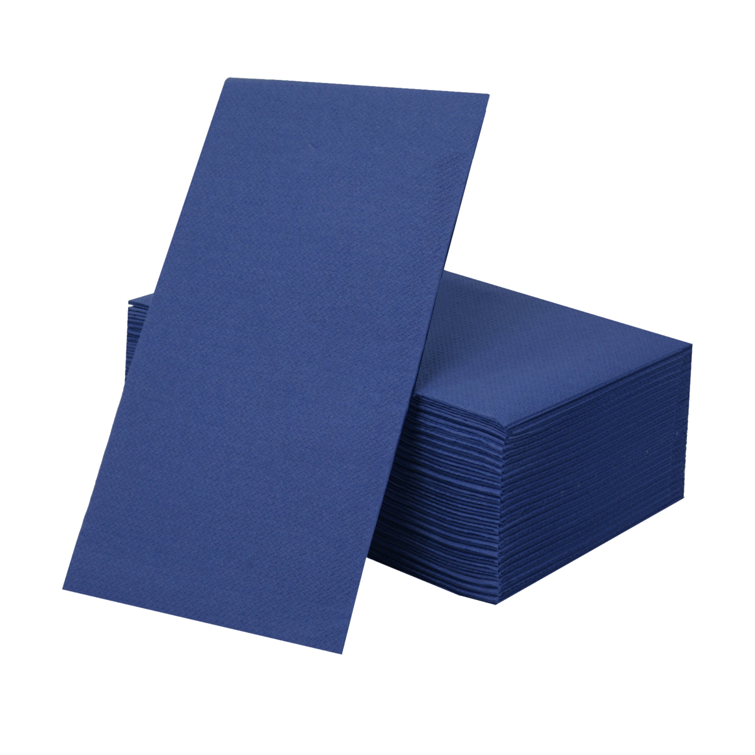 Eco-Friendly Disposable Paper Buffet Napkins - 50 Pack, Soft Linen-Like Texture, Blue - Perfect for Parties, Weddings & Catering Events