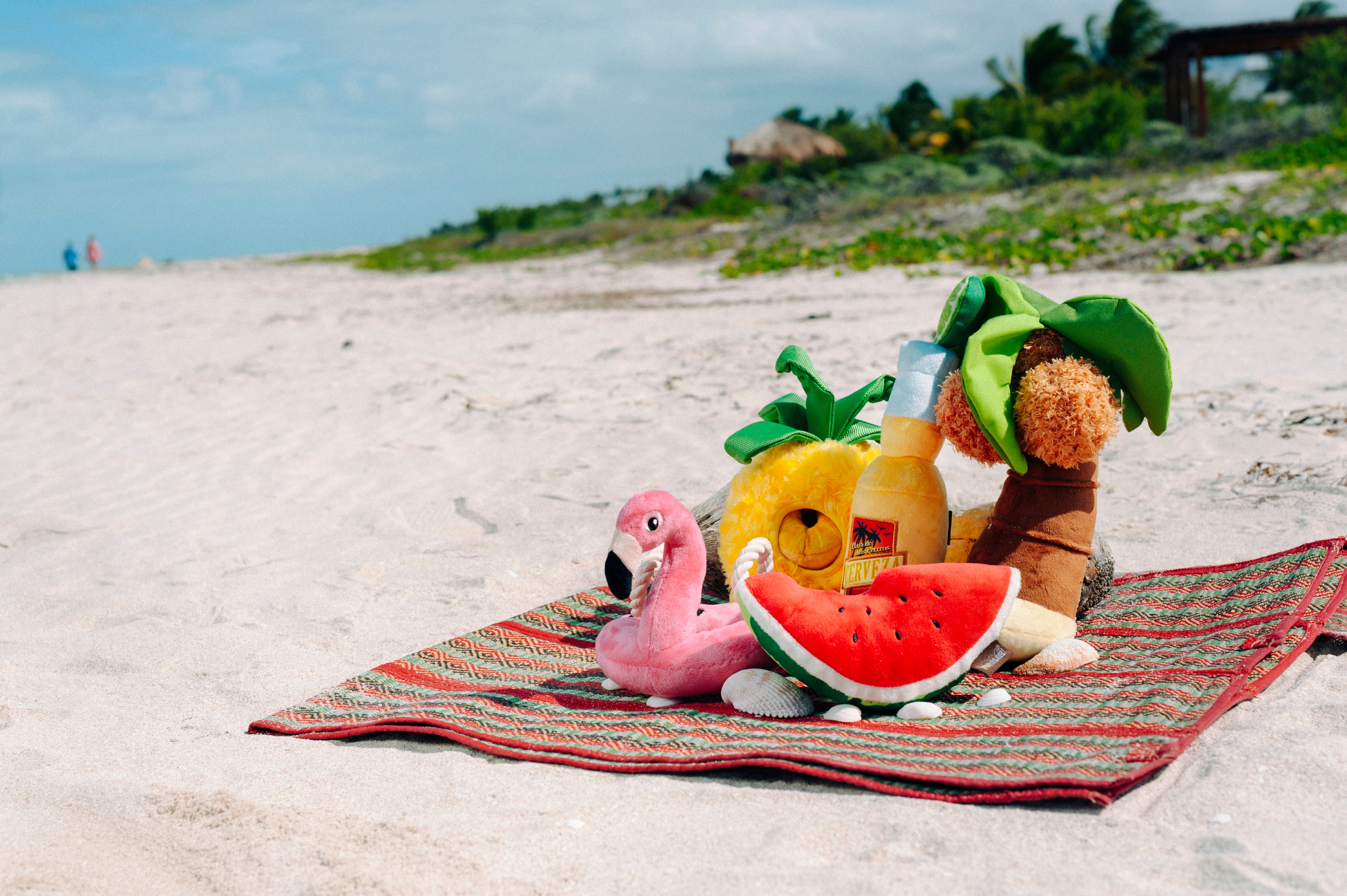Tropical Paradise™ Watermelon Dog Plush Toy - Durable & Fun Chew Toy for Small & Large Dogs | Perfect for Playtime, Training & Cuddling | Pet P.L.A.Y.