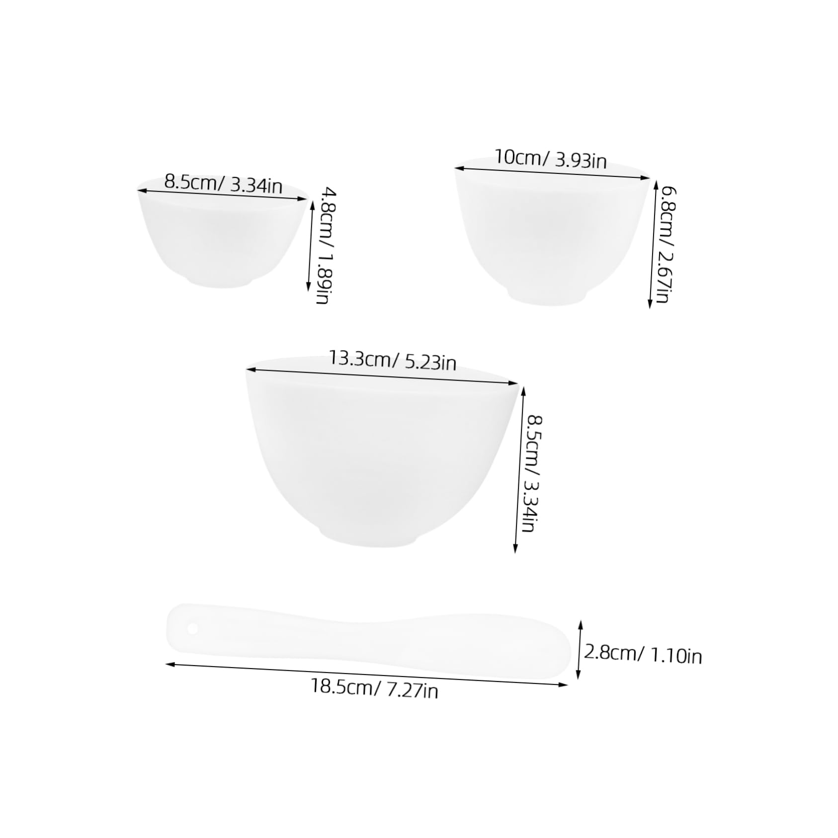**Silicone Mask Mixing Bowl Set - DIY Facial Mask Making Kit for Spa & Skincare at Home - Perfect for DIY Beauty Treatments, Facials, and Relaxation**
