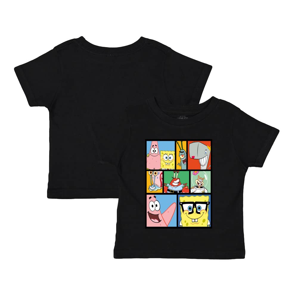 Venley x Spongebob Officially Licensed Premium Unisex T-Shirt | Soft Cotton Cartoon Graphic Tee for Men & Women | Perfect for Casual Wear, Gifts, and Spongebob Fans