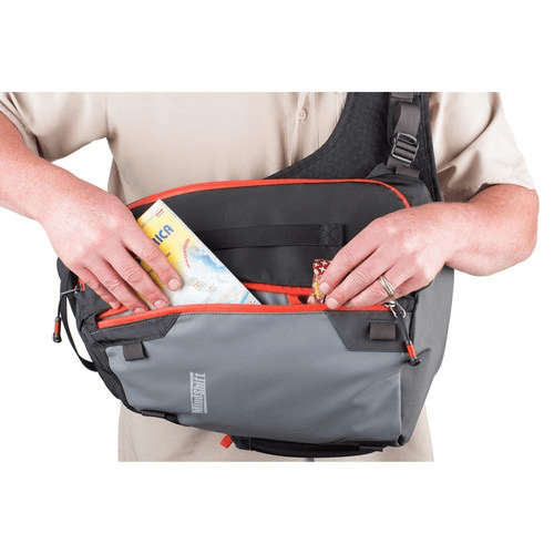 MindShift Gear PhotoCross 13 Sling Camera Bag - Lightweight & Water-Resistant Crossbody Pack for DSLR & Mirrorless Cameras (Orange Ember) - Perfect for Travel, Hiking & Street Photography