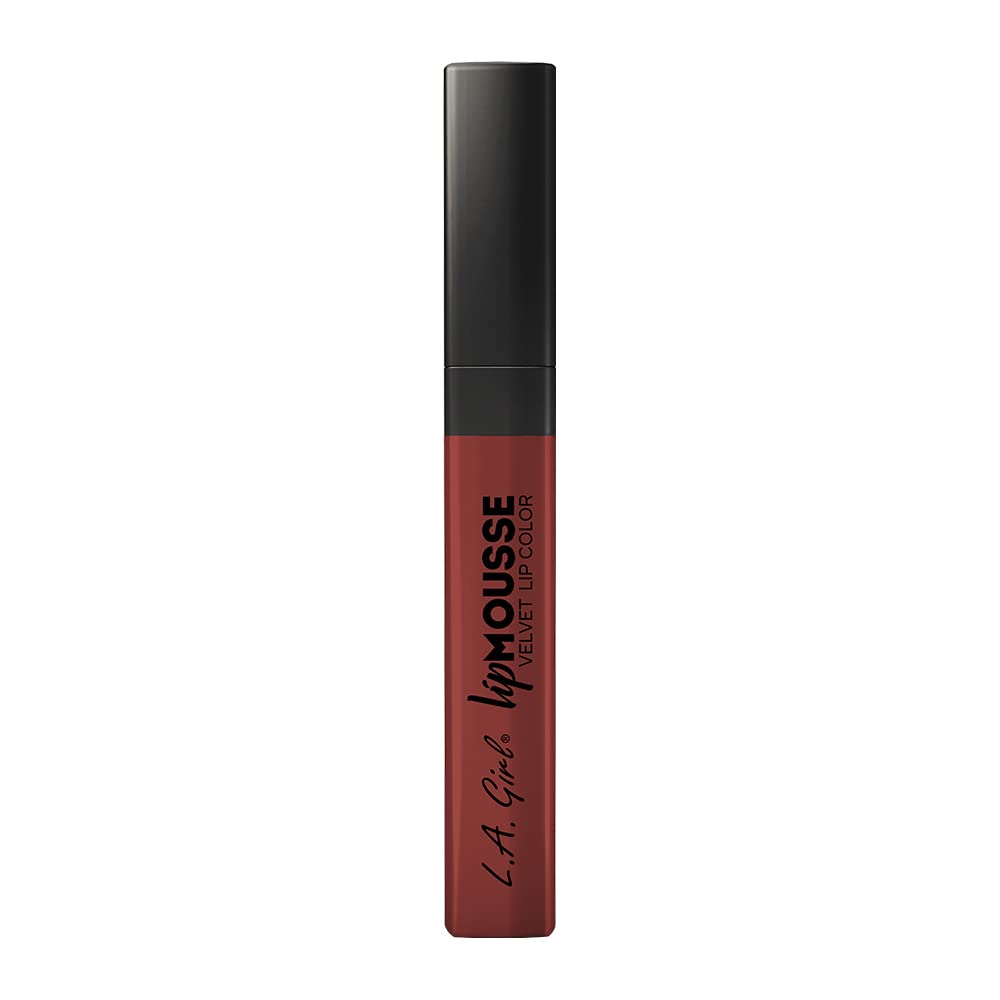 L.A. Girl Lip Mousse Liquid Lipstick - Unstoppable Glossy Finish, Long-Lasting & Hydrating Matte Lip Gloss for Women | Perfect for Date Night, Parties & Everyday Wear