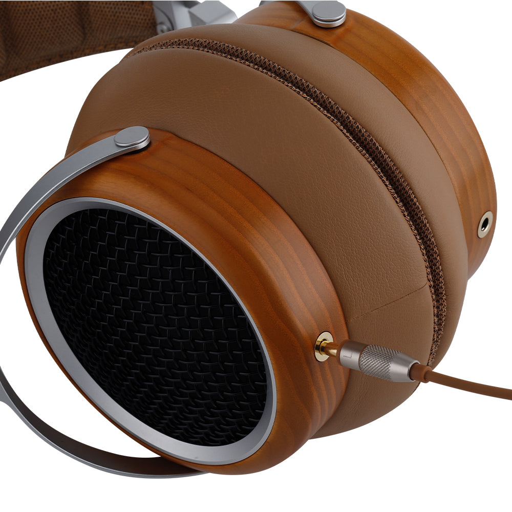 Sivga Luan Open Back Over Ear Headphones - High Fidelity Audiophile Headphones with Wooden Ear Cups, Comfortable for Home Studio, Gaming & Music Listening