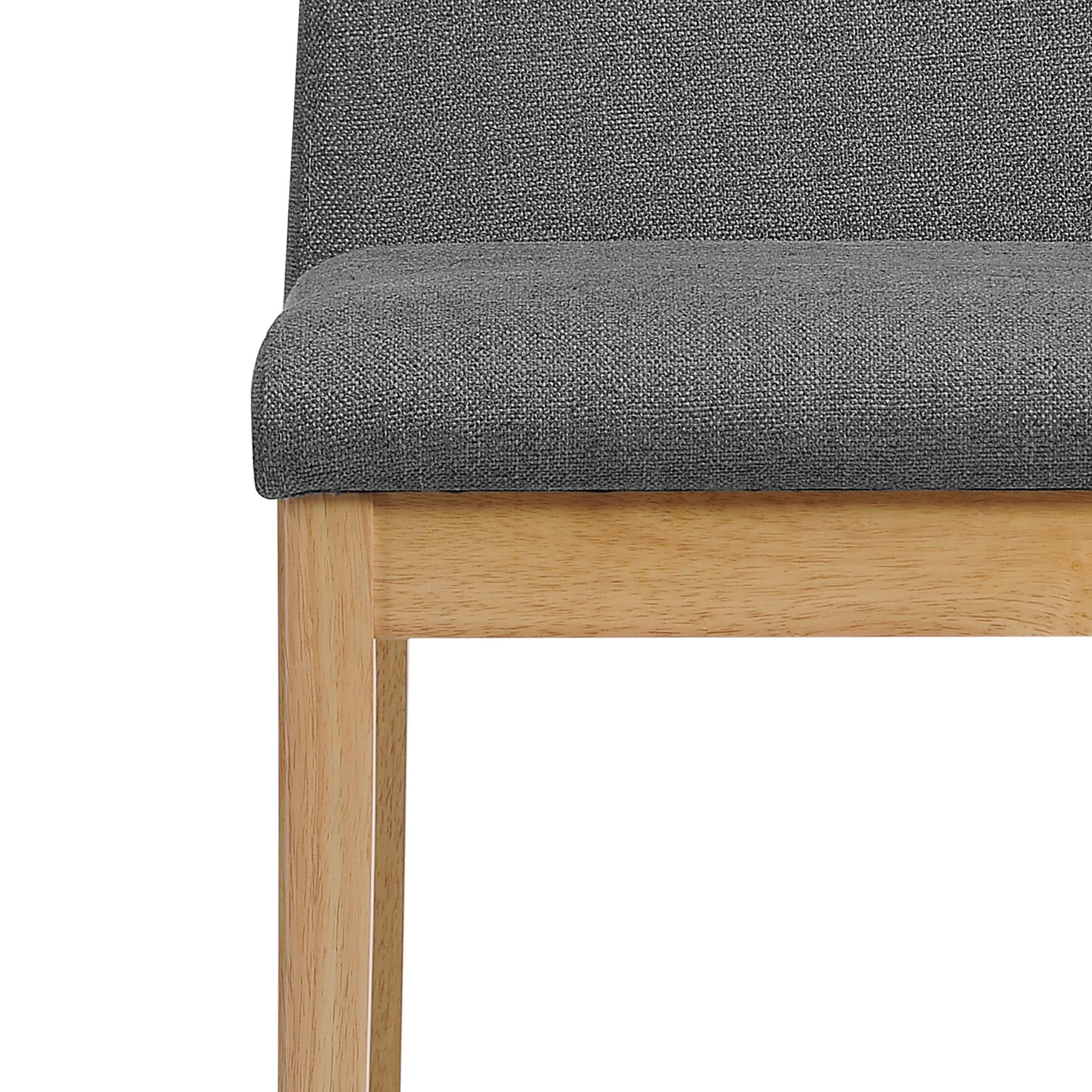Modern Dining Chairs Set of 2 - Comfortable Kitchen Chairs with Padded Seat - Perfect for Dining Room, Kitchen, Breakfast Nook & Small Spaces