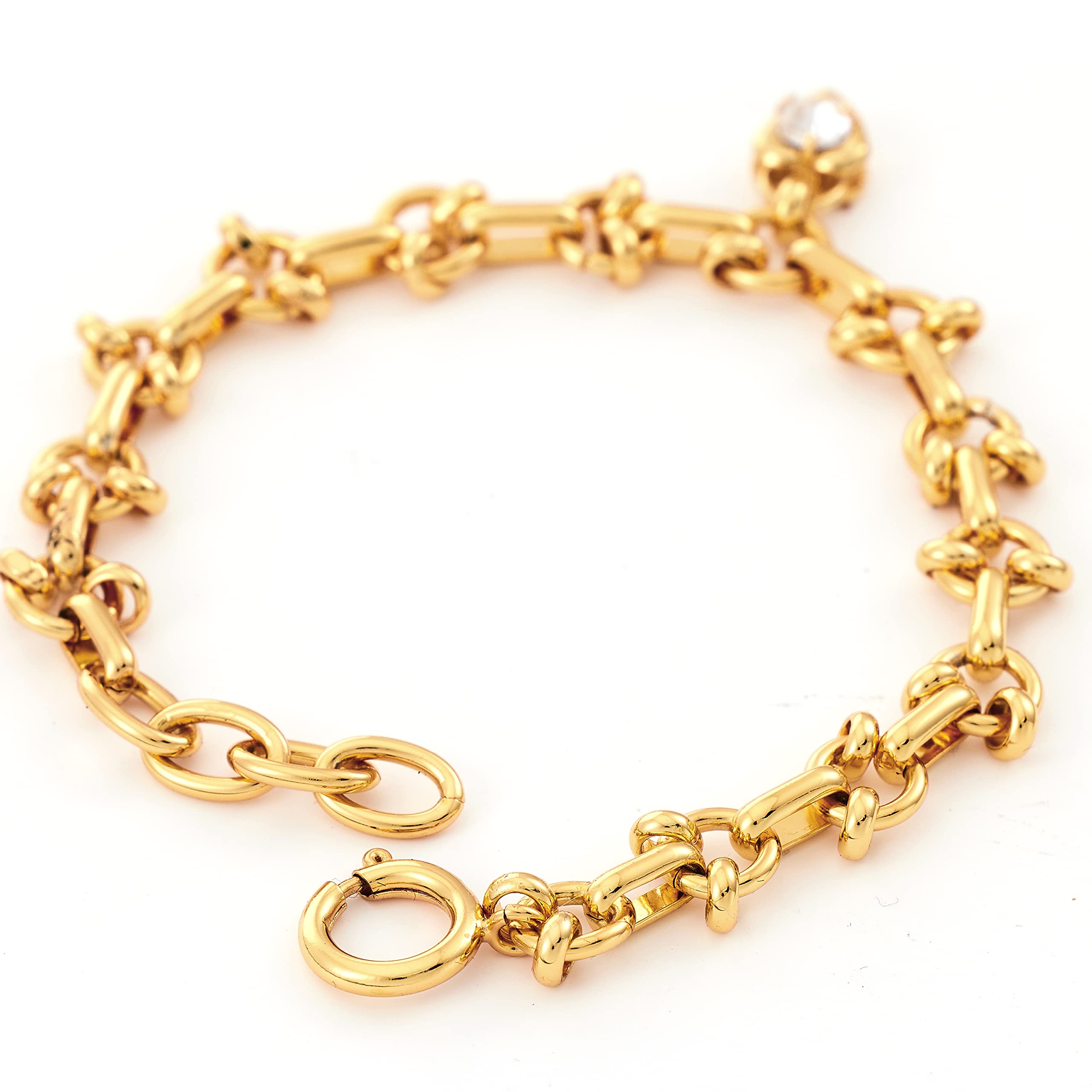 18k Gold Plated Charm Bracelet for Women - Adjustable Boho Friendship Jewelry Gift for Best Friends, Birthday, Anniversary & Everyday Wear