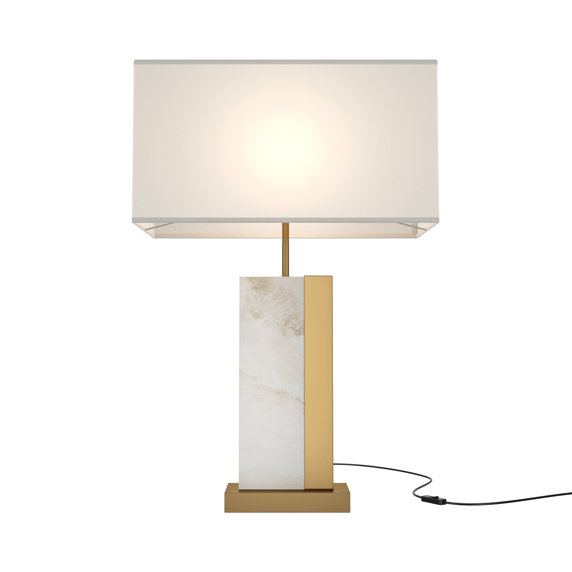 Bianco Modern Table Lamp - Adjustable Brightness, Multiple Sizes (12/16/20 Inch) - Perfect for Bedroom Nightstand, Living Room, Office Desk Lighting