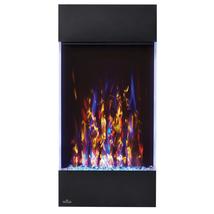 Napoleon Allure Vertical 32 Inch Wall Mount Electric Fireplace - Modern Heating for Living Room, Bedroom & Office Spaces