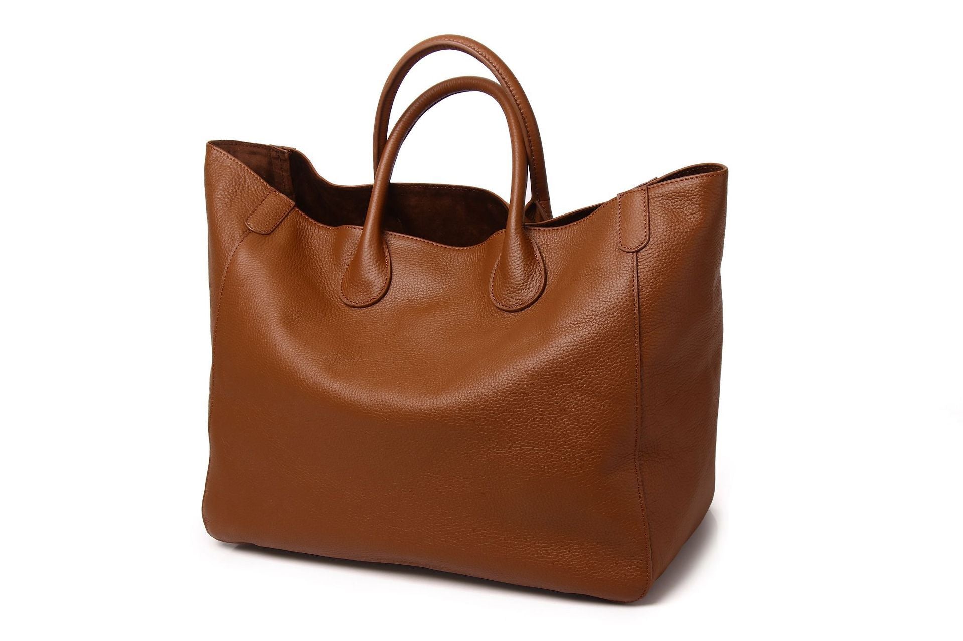 Premium Genuine Leather Tote Bag - Large Capacity Cowhide Handbag for Women - Stylish & Durable for Work, Travel & Everyday Use