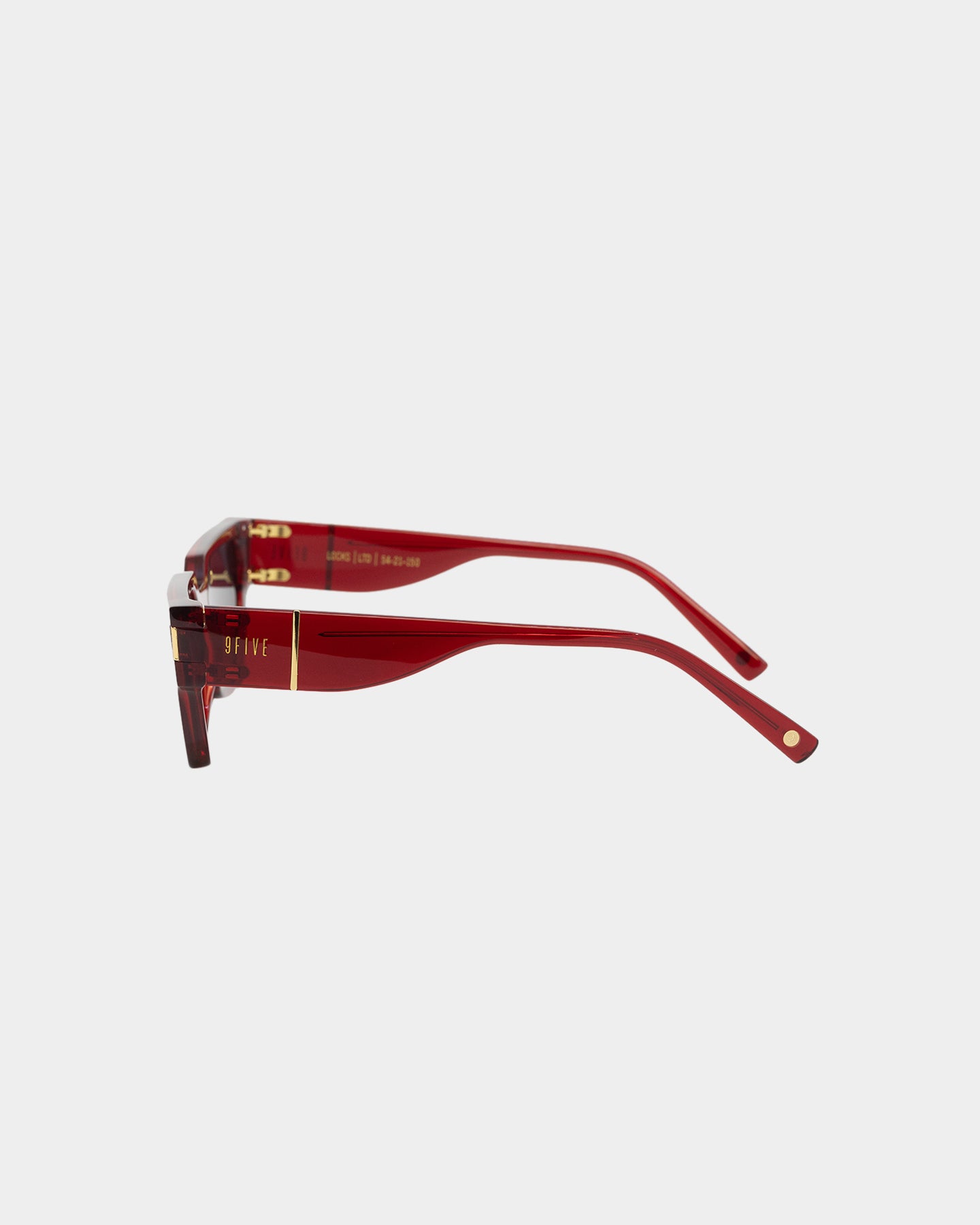 9FIVE Premium Polarized Sunglasses for Men & Women - Stylish Maroon Lenses, UV Protection - Perfect for Driving, Running, and Outdoor Activities