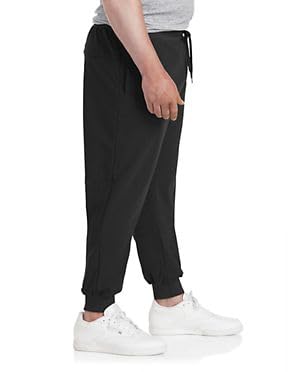 DXL Men's Big and Tall Hybrid Joggers - Comfortable Stretch Athletic Pants for Casual Wear, Workout & Lounge - Society of One Collection