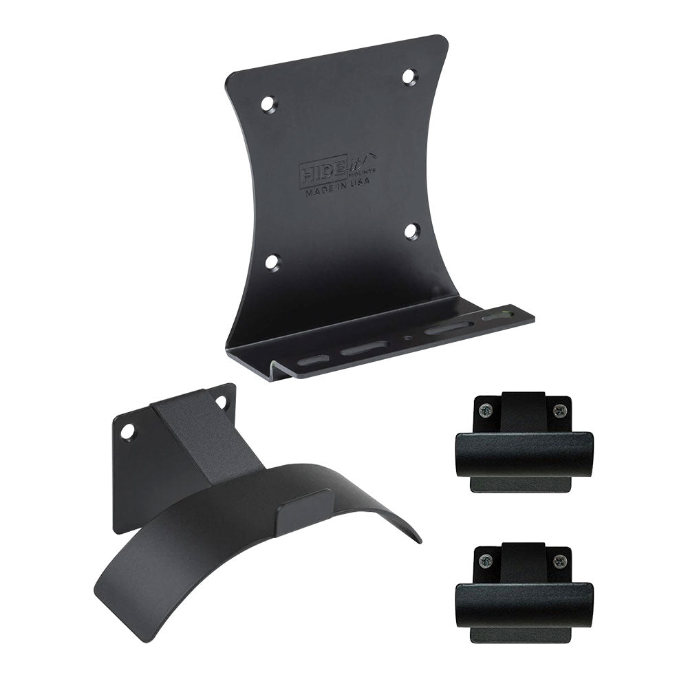HIDEit PlayStation 5 Slim Wall Mount (Black) - Ultimate Bundle for PS5 Slim Console - Perfect for Living Room, Bedroom & Gaming Setup