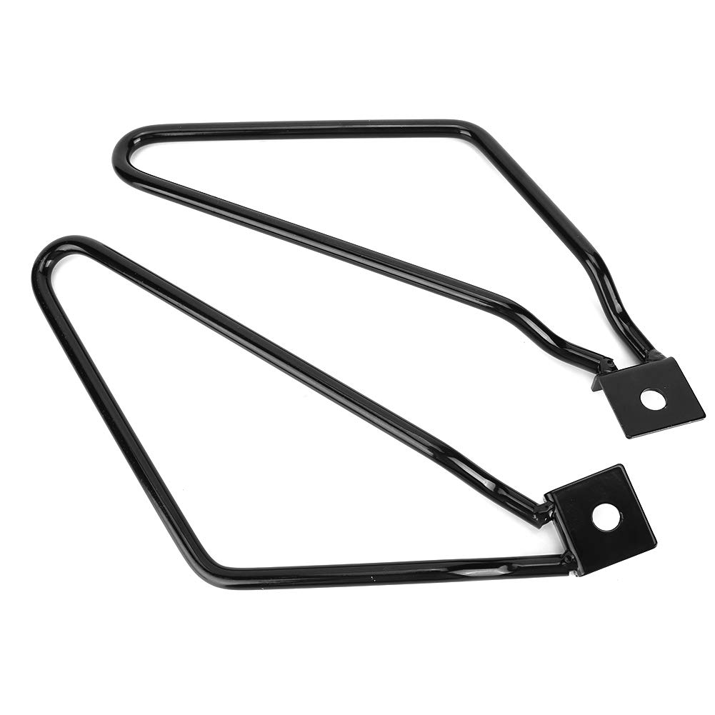 Universal Motorcycle Saddlebag Mount Brackets - Heavy Duty Iron Support Accessories for Harley, Honda, Yamaha | Perfect for Touring, Commuting & Adventure Riding