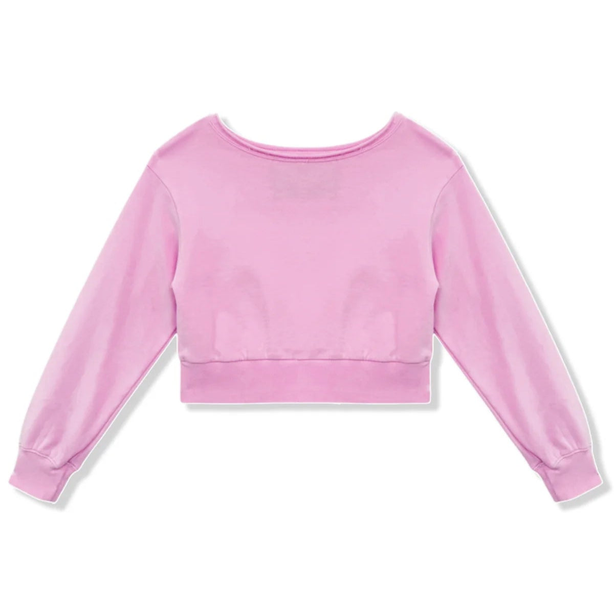 Katie J Tristan Off Shoulder Crop Top - Women's Fashion Baby Pink Blouse for Summer, Beach, and Casual Outings