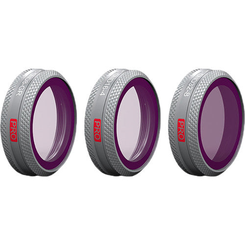 PGYTECH Professional ND Filter Set for DJI Mavic 2 Zoom - ND8/ND16/ND32/GND (4-Piece) - Aerial Photography & Cinematic Drone Shooting Accessories