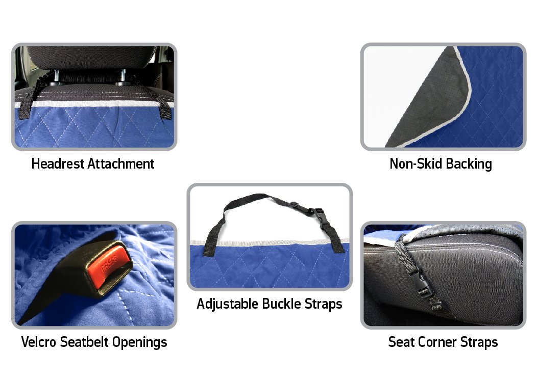 Missouri Tigers Pet Car Seat Cover for Dogs & Cats - Durable, Non-Slip, Waterproof - Perfect for Travel, Road Trips & Vet Visits
