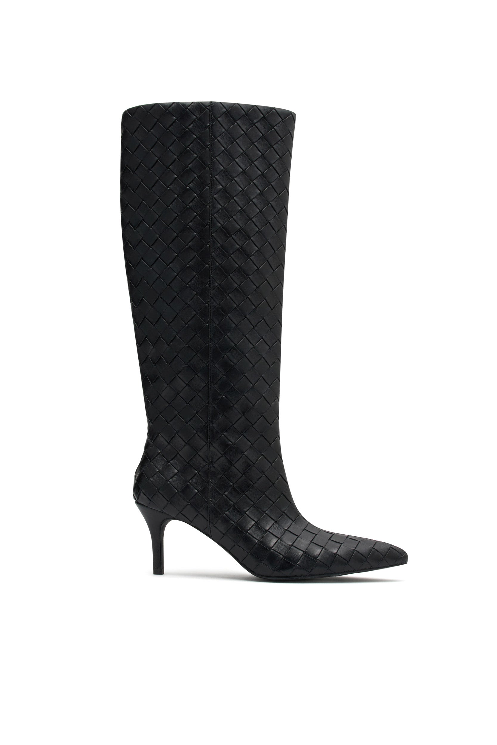 THE SEREN Black Crosshatch Boots - Waterproof Ankle Boots for Women, Fashionable & Comfortable - Perfect for Hiking, Walking & Outdoor Adventures