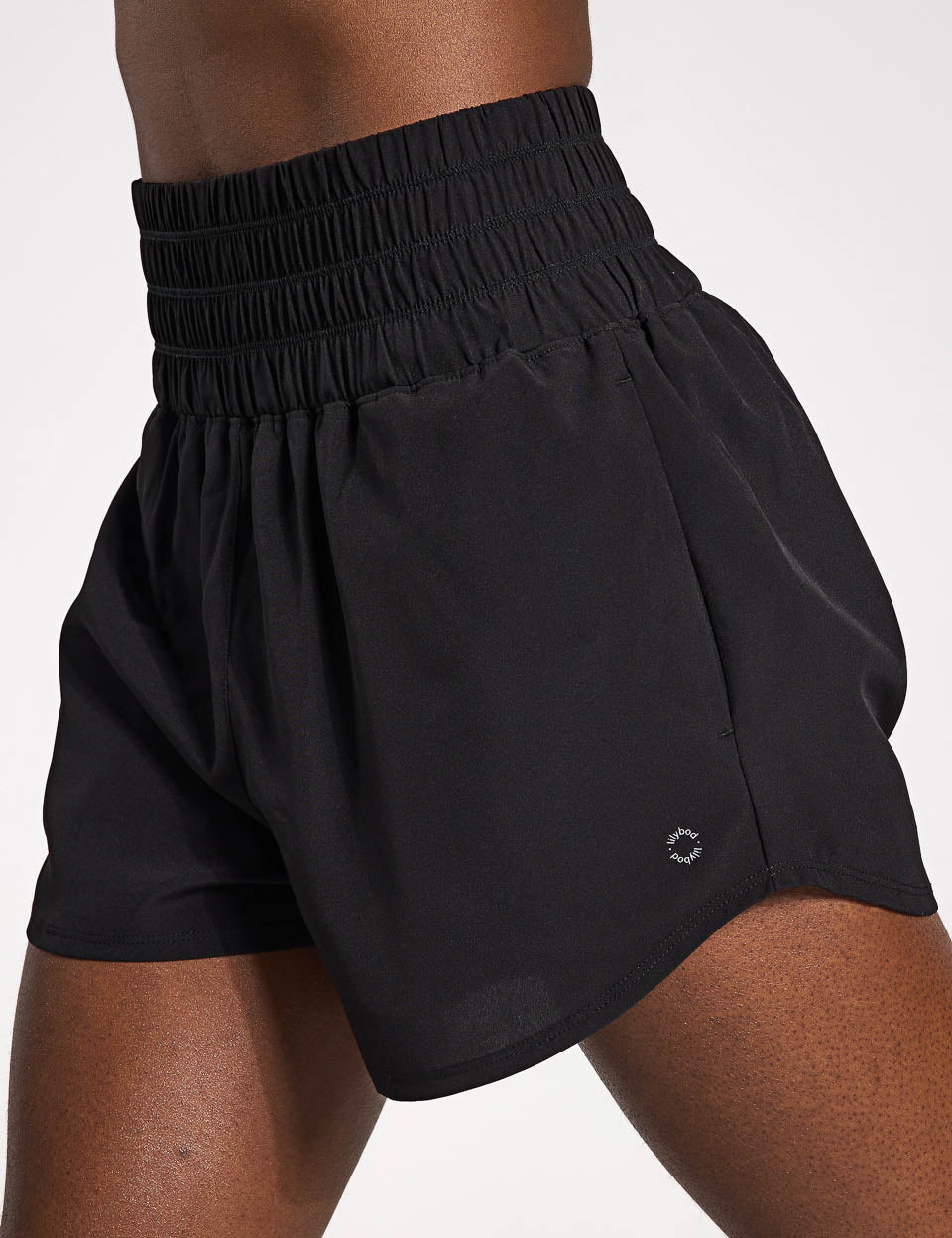 Bronte Running Shorts for Women - Black Athletic Shorts for Running, Gym & Workouts | Lightweight & Breathable