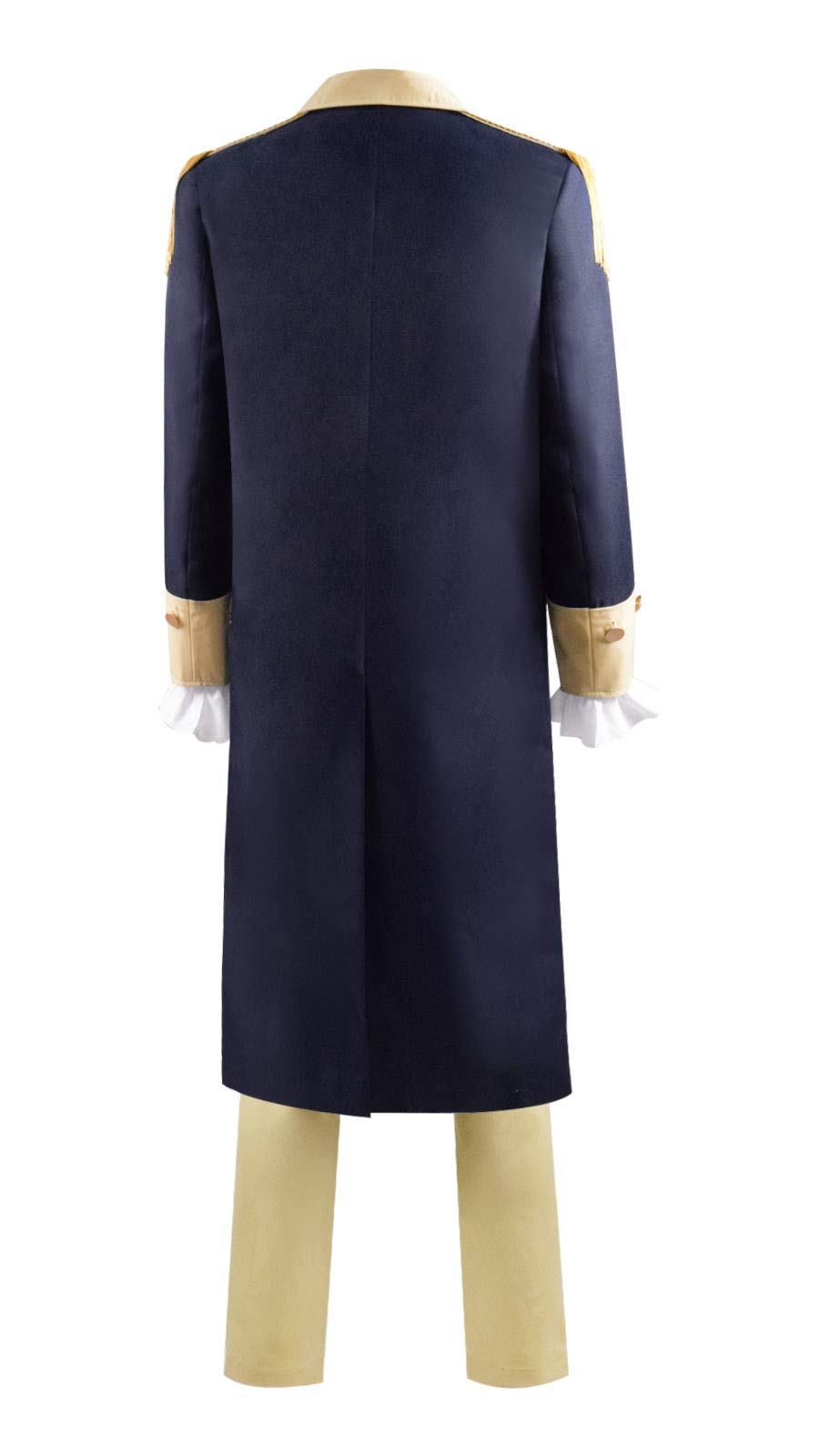 **George Washington Costume for Men - Colonial Uniform Full Set with Hat & Accessories - Perfect for Halloween, Cosplay, Historical Reenactments & Themed Parties**
