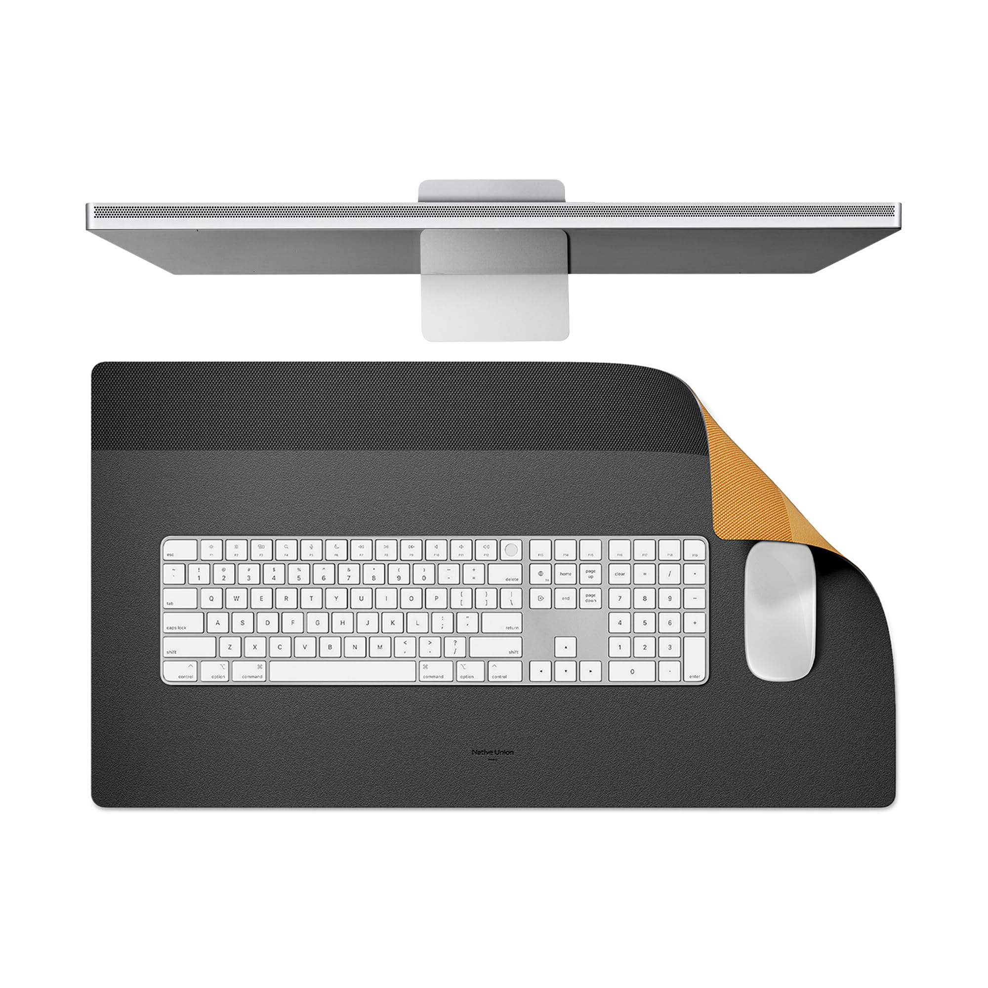 Premium Water-Resistant Dual-Sided Desk Mat for Office & Home - Sustainable Laptop Keyboard Mouse Pad Protector (25.6