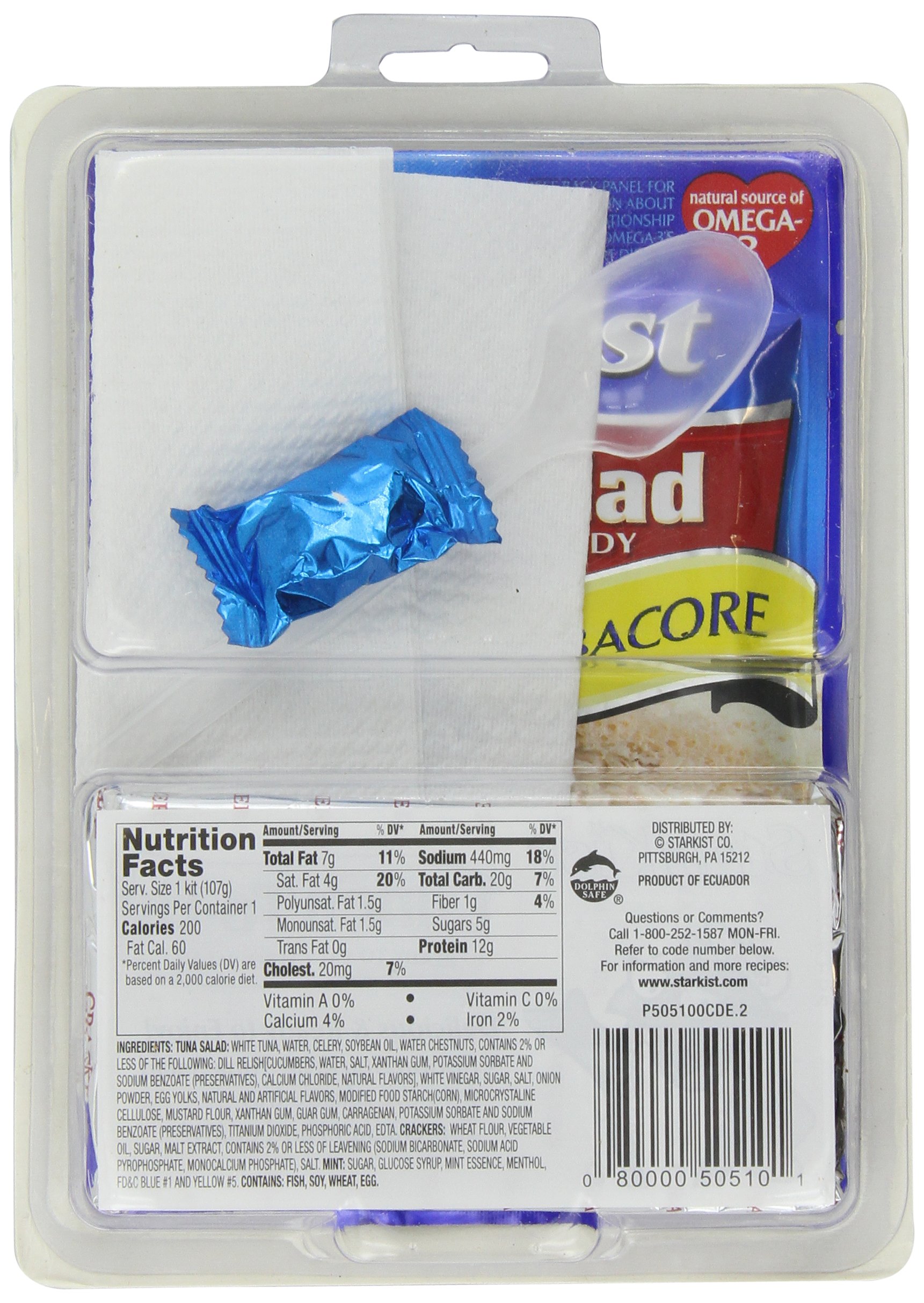 StarKist Albacore Tuna Salad Lunch To-Go Kit - 3.8 Oz Pouch (Pack of 12) | Ready-to-Eat Protein Snack for Office, School & Outdoor Activities