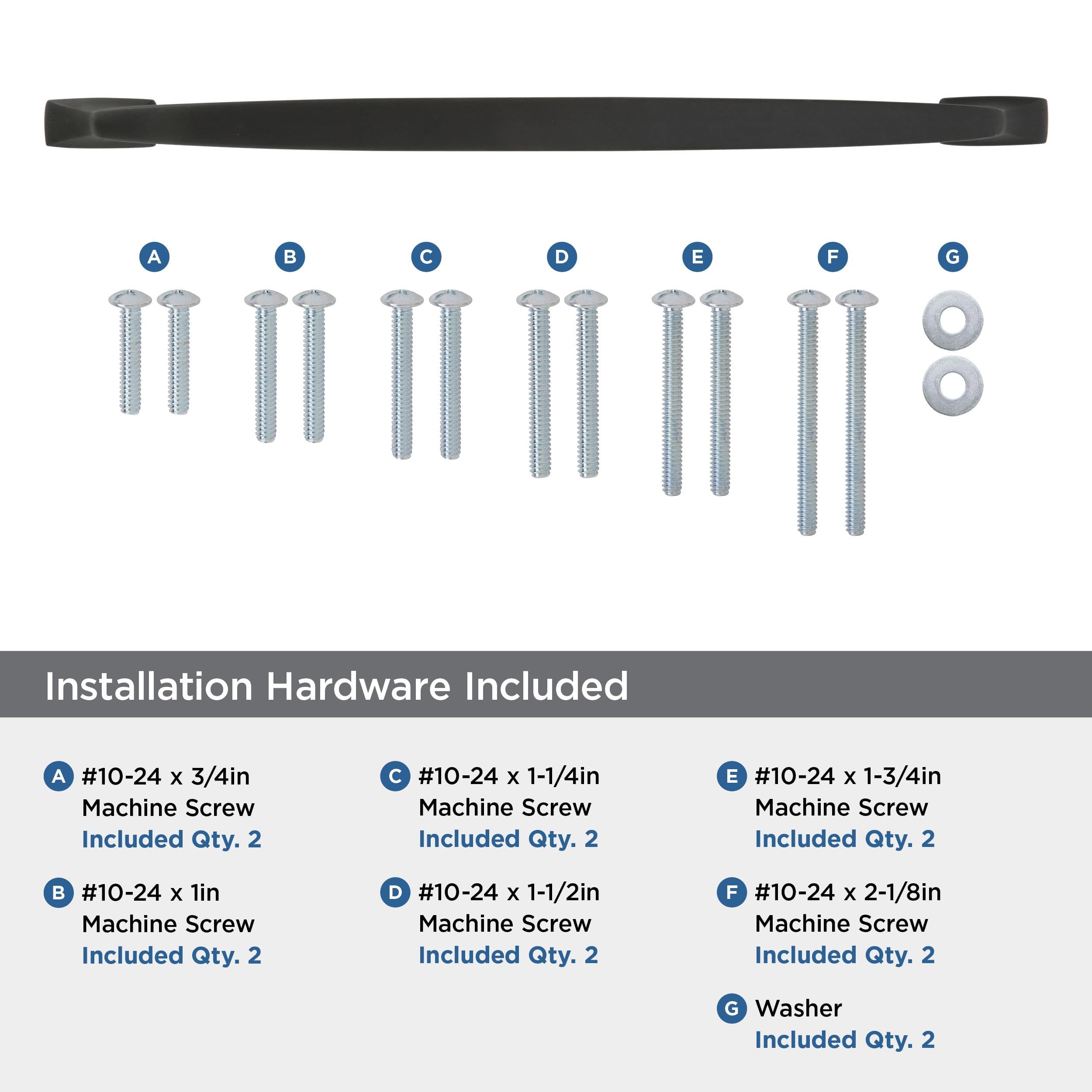 Amerock 18 Inch Dark Oiled Bronze Appliance Pull - 1 Pack Cabinet Hardware for Kitchen Drawers & Cabinets | Highland Ridge Collection | Perfect for Modern Home Renovation