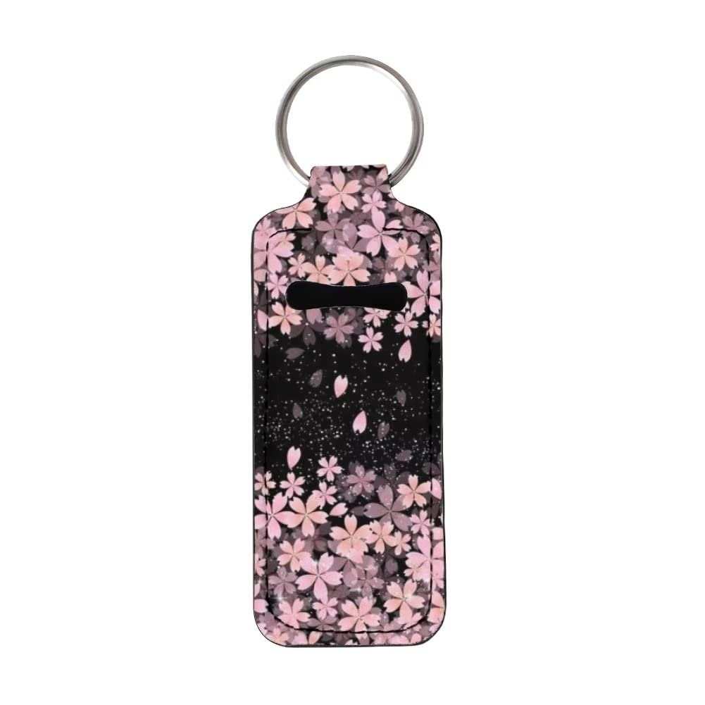 YoungerBaby Travel Lip Balm Holder - Portable Keychain Lipstick & Chapstick Carrier - Lip Gloss Accessory for On-the-Go, Gym, School & Everyday Use