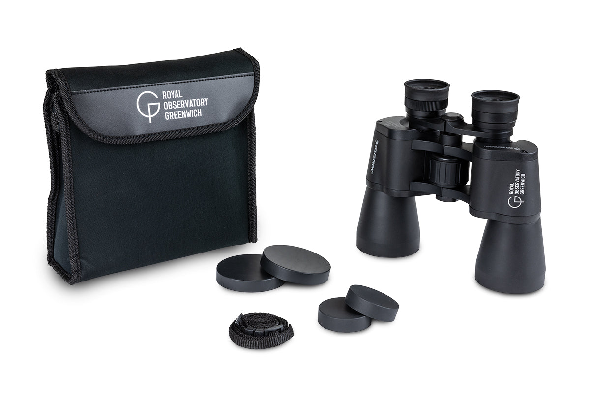 Royal Observatory 7x50mm Porro Prism Binoculars - High Power Waterproof for Astronomy, Bird Watching, Hunting & Travel