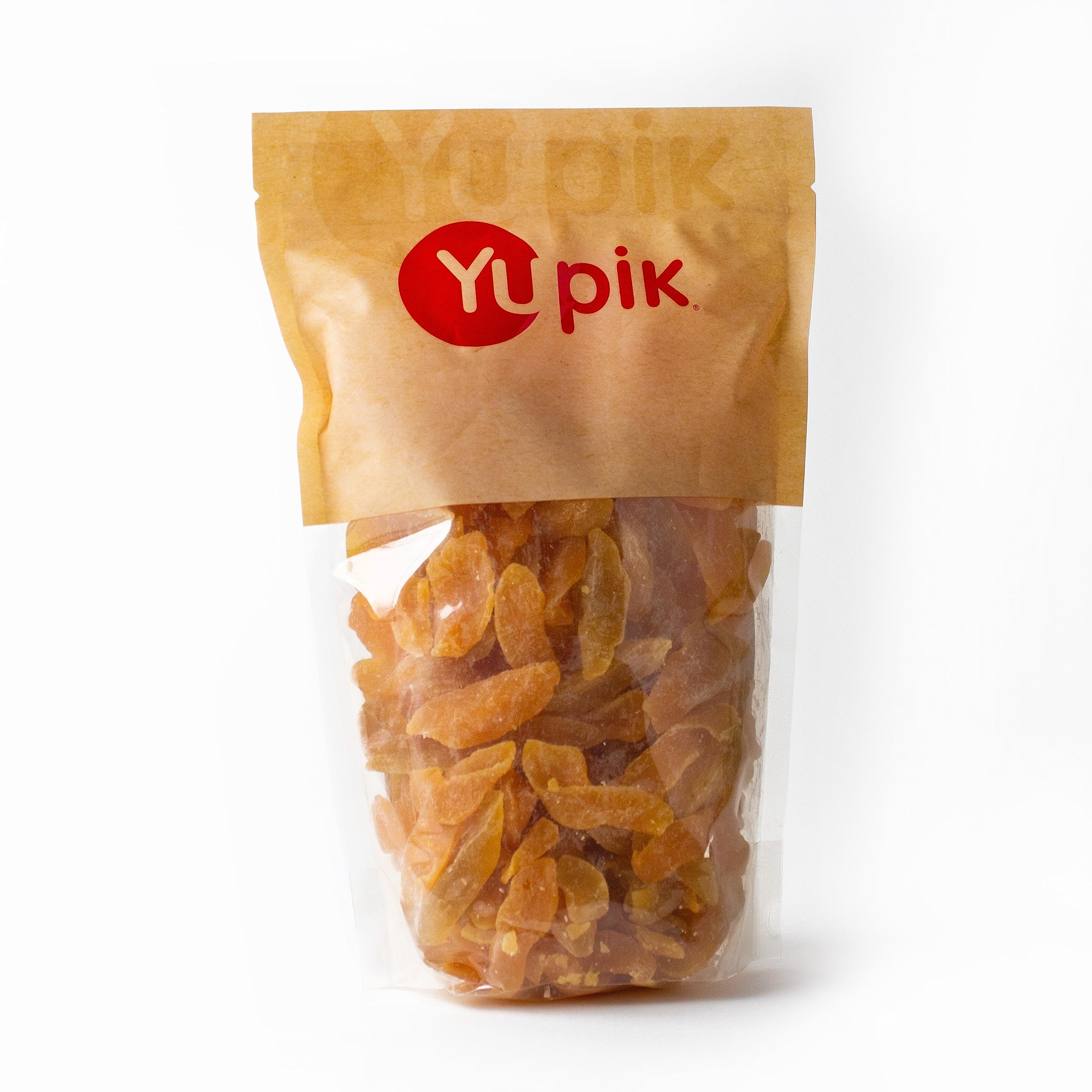 Yupik Dried Peach Slices 1kg - Vegan, Kosher, Sweetened Dried Fruit Snacks - Sugar Infused Candied Peach Strips for Baking, Smoothies & Yogurt Toppings - Chewy, Tender & Delicious Healthy Snack