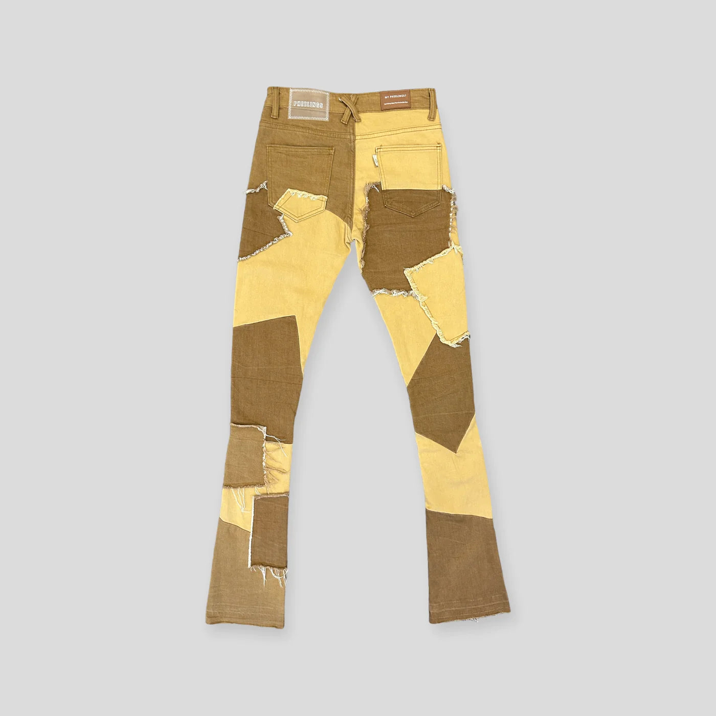 PHEELINGS LEFT IN THE PAST FLARE STACK DENIM Jeans - Vintage Inspired High Waisted Bell Bottom Pants for Women, Perfect for 70s Retro Outfits & Music Festivals