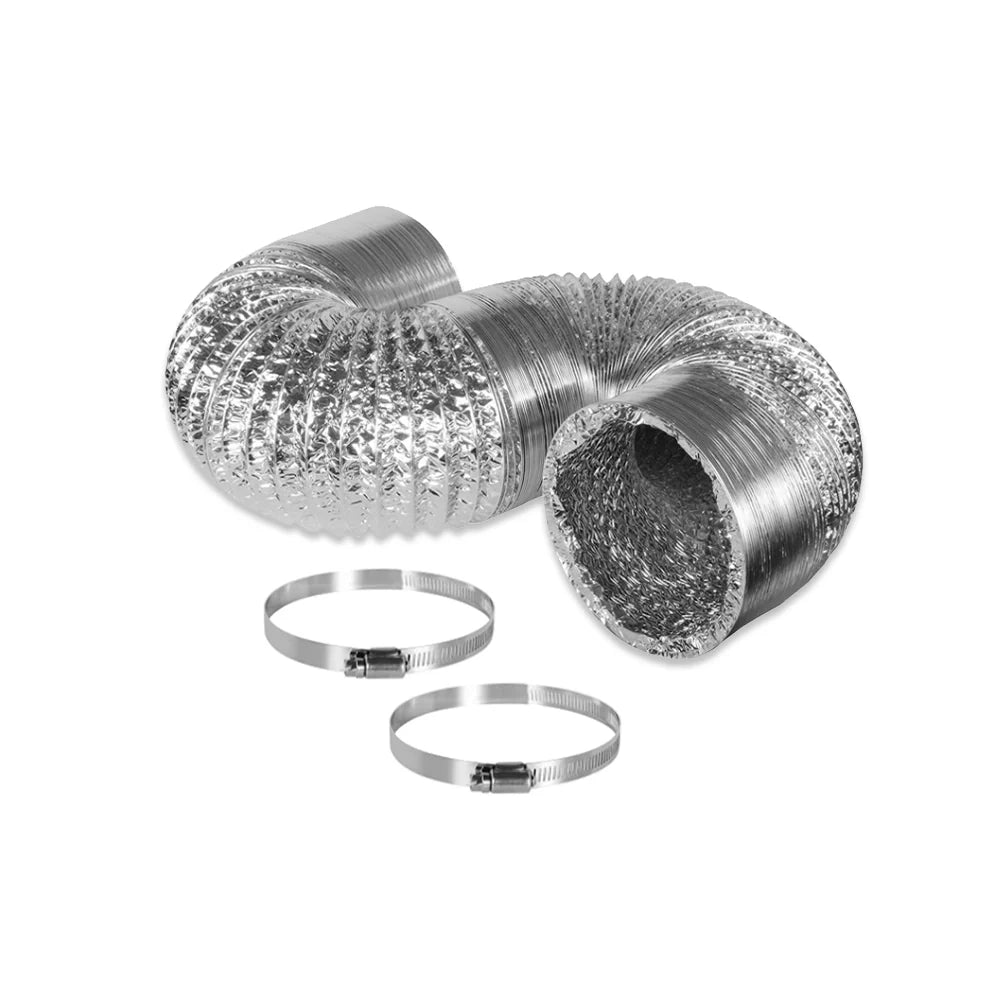 Active Grow Walden White 6 Mushroom Ventilation & Air Filtration Kit - High Efficiency Grow Tent Air Circulation System for Indoor Hydroponics & Greenhouse Gardening