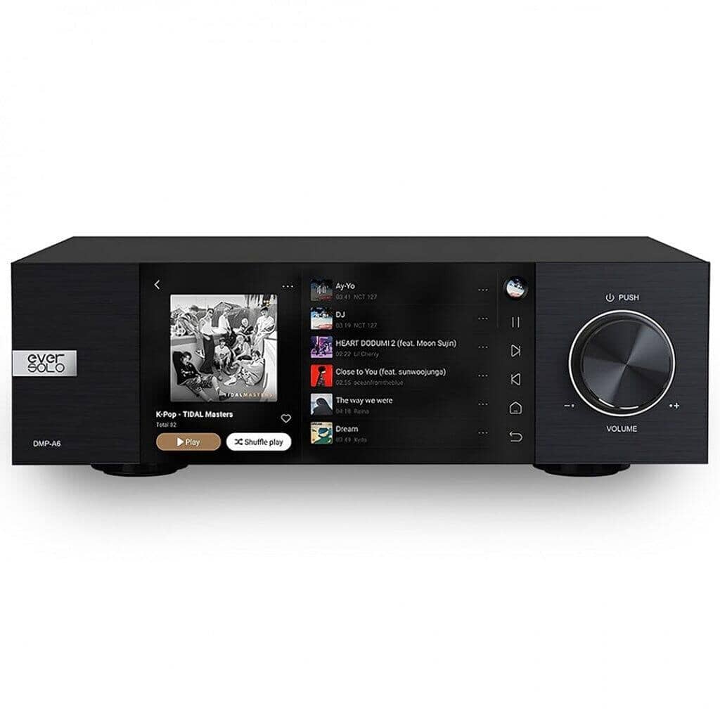 Eversolo DMP A6 HiFi Audio Streamer with Dual ES9038Q2M DAC - Supports DSD512 & High-Resolution Audio - Perfect for Home Theater & Audiophile Music Listening