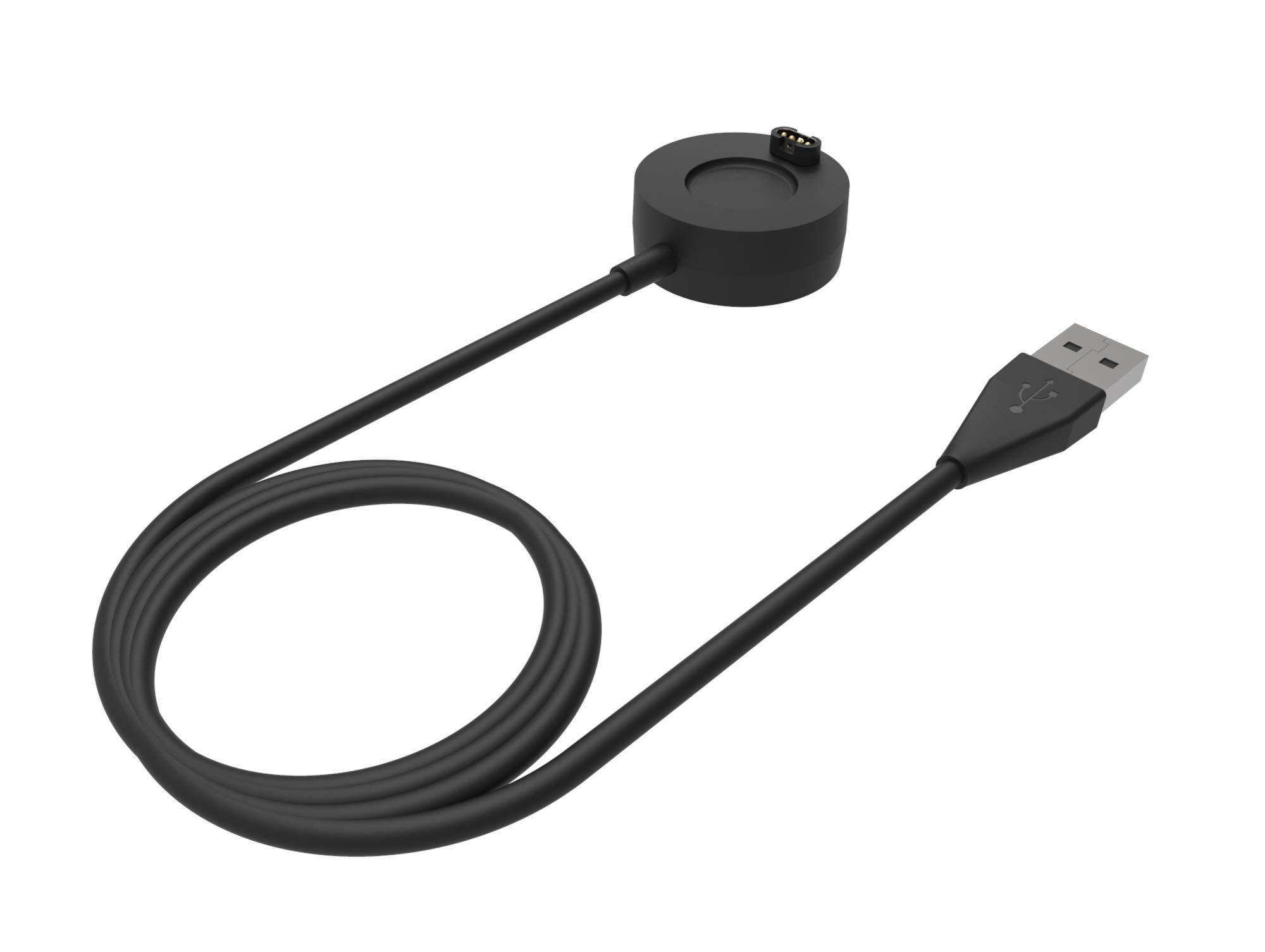 Garmin Bounce Charger Station - 3.3ft USB Safety Charging Cable & Dock Stand for Garmin Bounce Watch - Portable Replacement Charger (Black) | Perfect for Travel, Home & Office Use