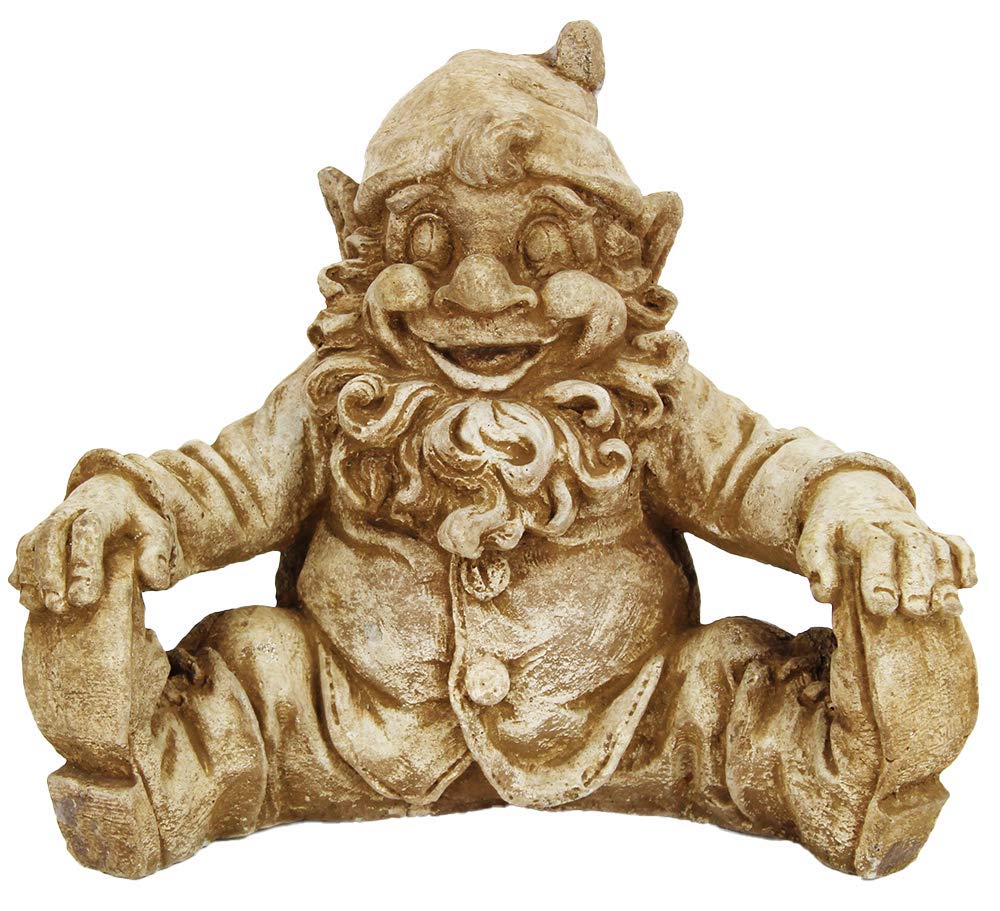 Decorative Cement Gnome Statues for Home & Garden - Outdoor Yard Art Sculptures for Lawn, Patio & Landscape Decor