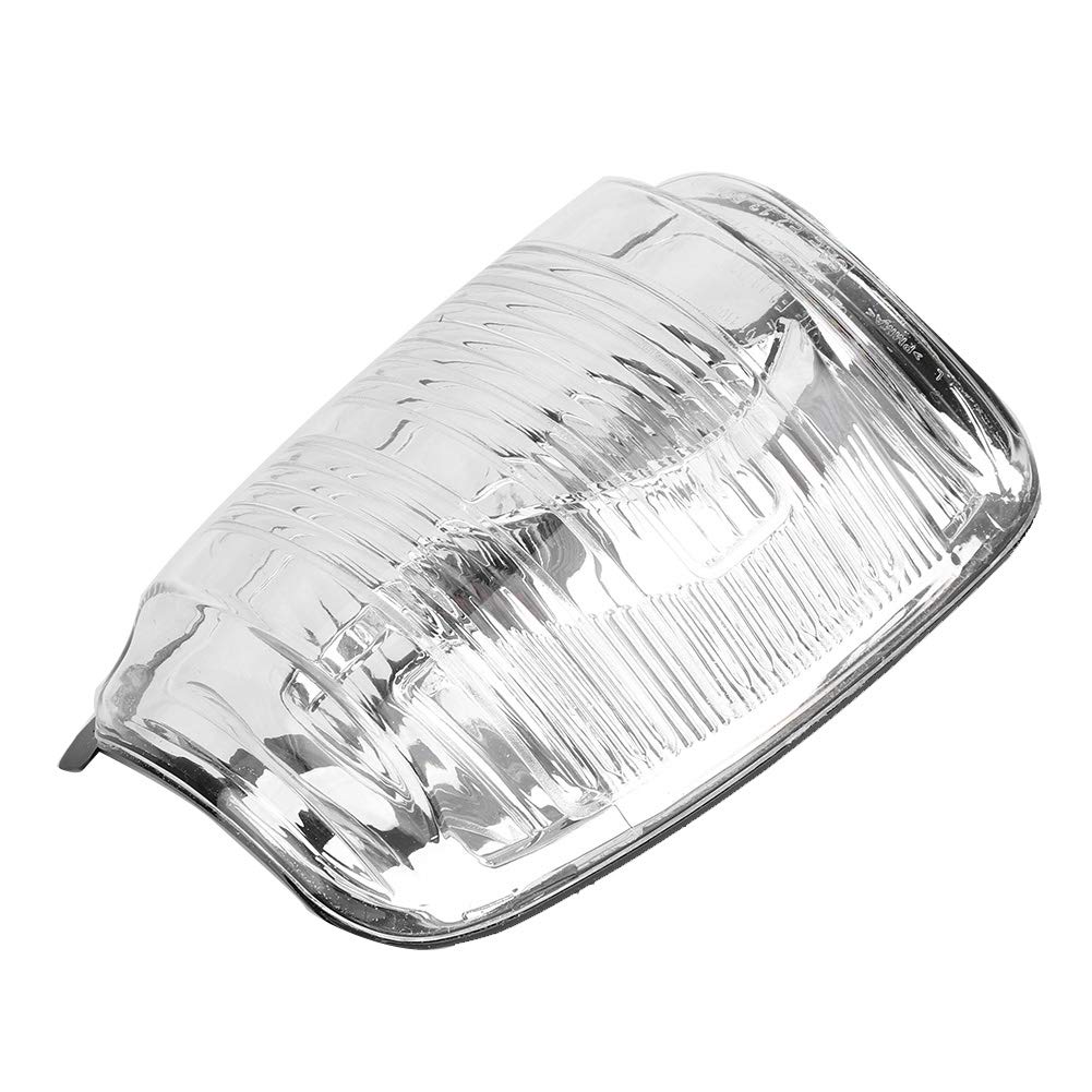 **MK8 2014 Car Rearview Mirror Light - ABS Clear Turn Signal Indicator Lens Cover Replacement for Exterior Door Wing Mirror (Left Side) | Enhances Visibility & Safety for Night Driving & Parking**
