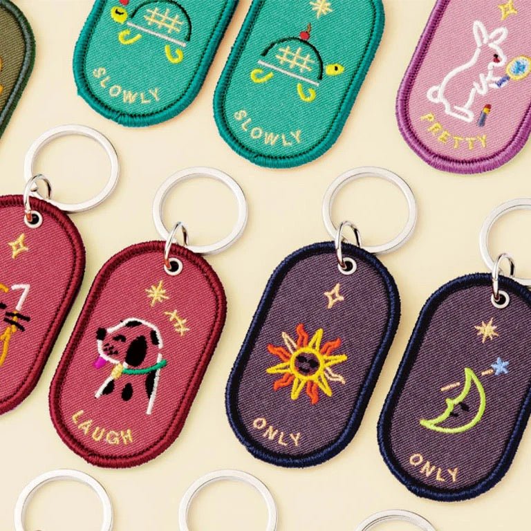 2/8b Pair Key Ring / Iroha - Durable Stainless Steel Keychain Set for Home, Office & Travel - Perfect for Organizing Keys, Gifts & Everyday Carry (ECG)