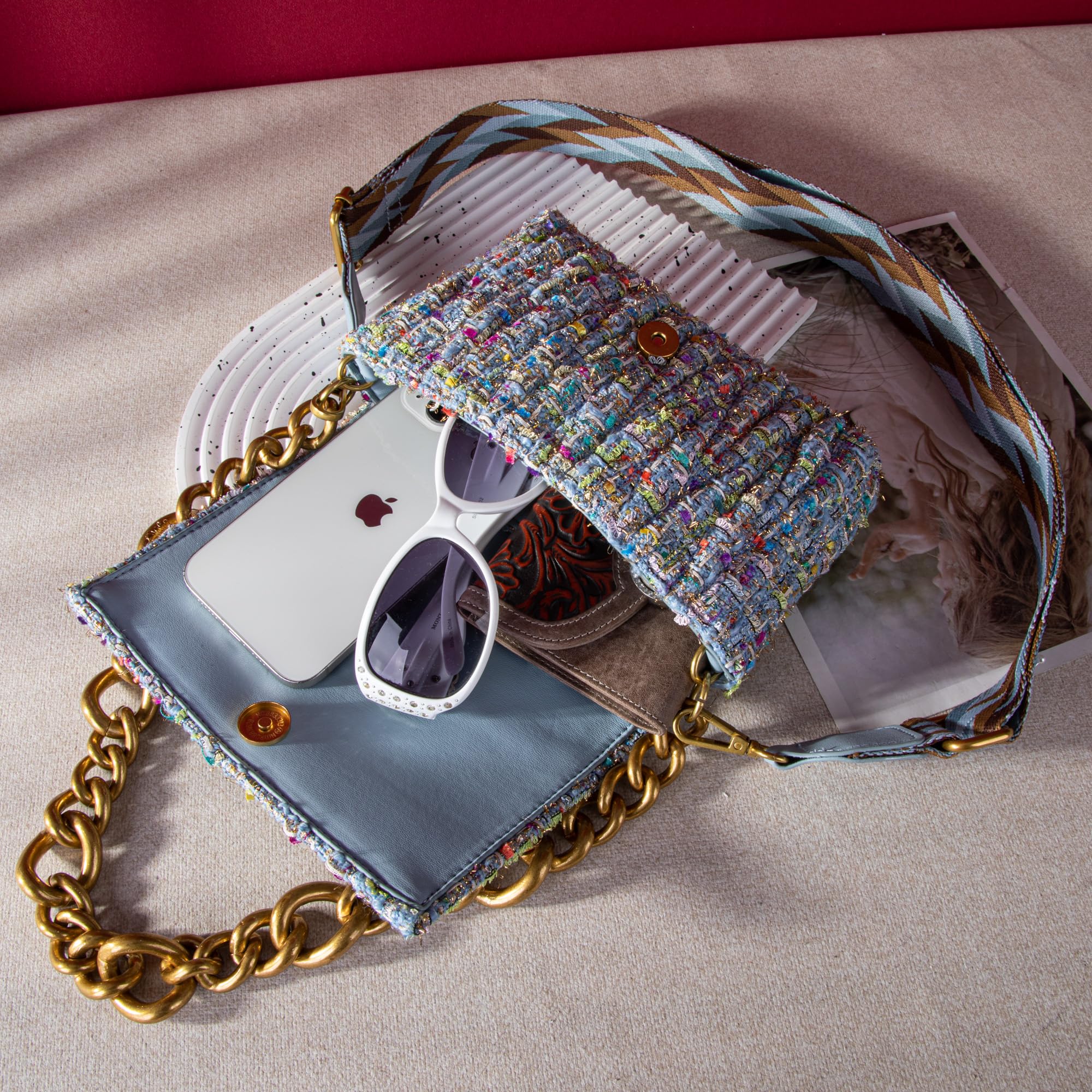 Montana West Quilted Crossbody Bag for Women - Stylish Small Purse & Top Handle Handbag - Perfect for Work, Travel & Everyday Use