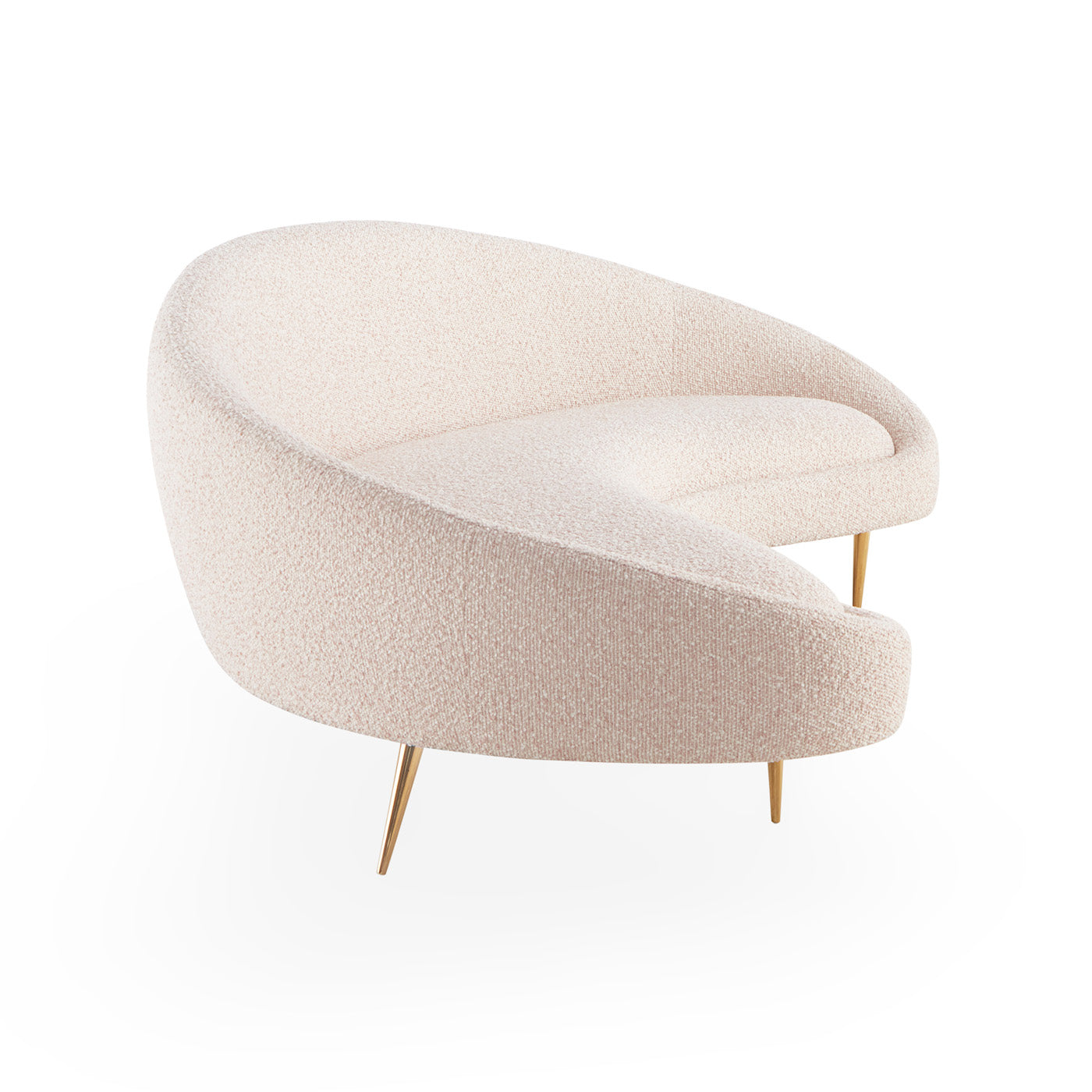 Ether 94 Curved Sofa - Modern L-Shaped Sectional Couch for Living Room, Lounge & Office - Comfortable Luxury Furniture for Home Decor