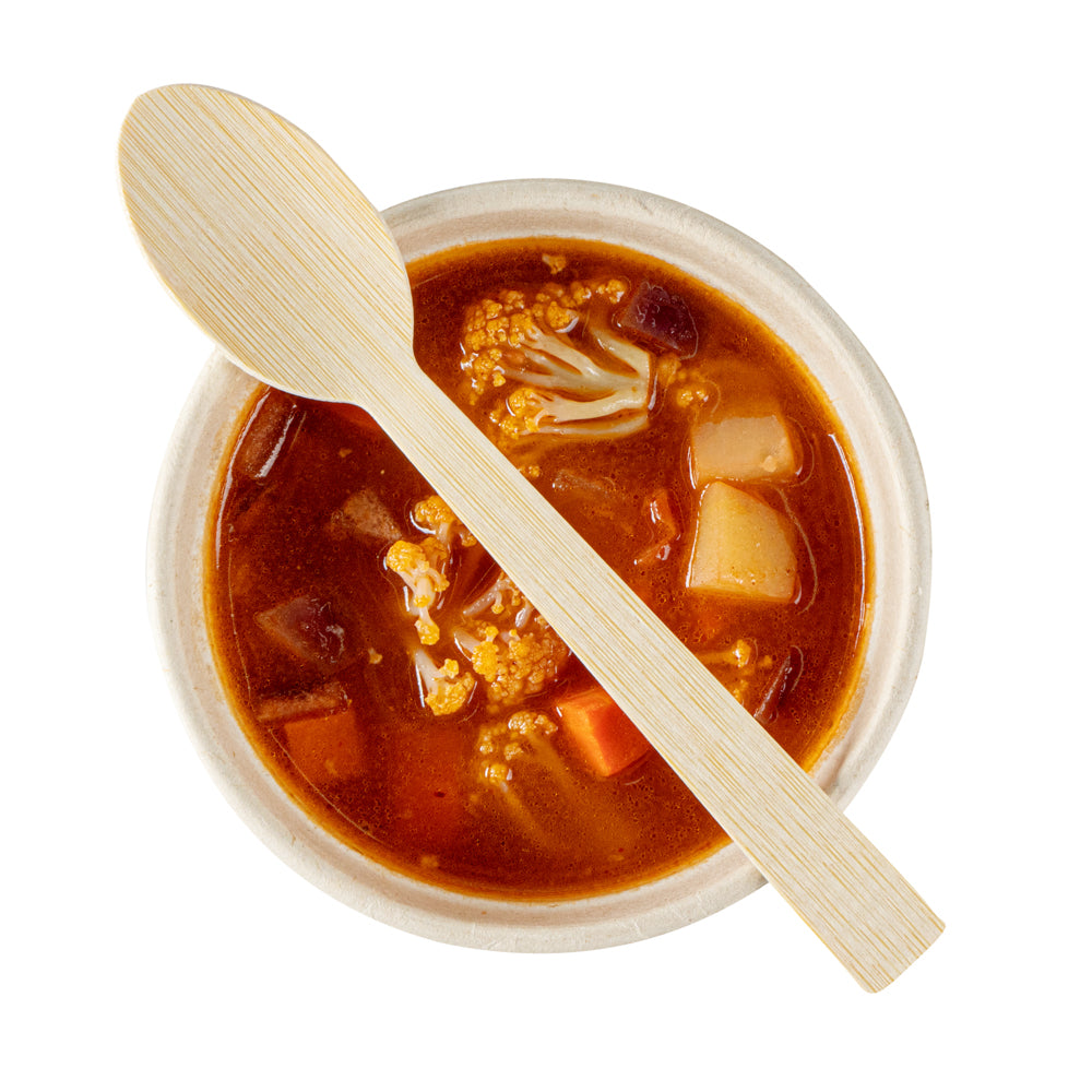 Eco-Friendly Bamboo Disposable Spoons - 100 Count, 7