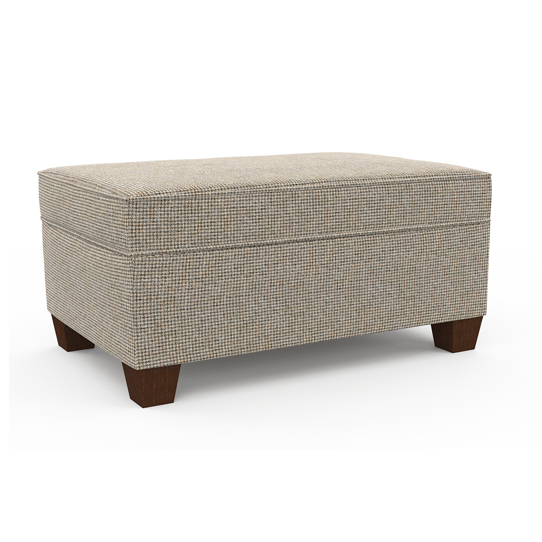 Maxine Storage Ottoman - Versatile Footrest, Seat & Hidden Storage Bench for Living Room, Bedroom & Entryway - Perfect for Small Spaces & Home Organization