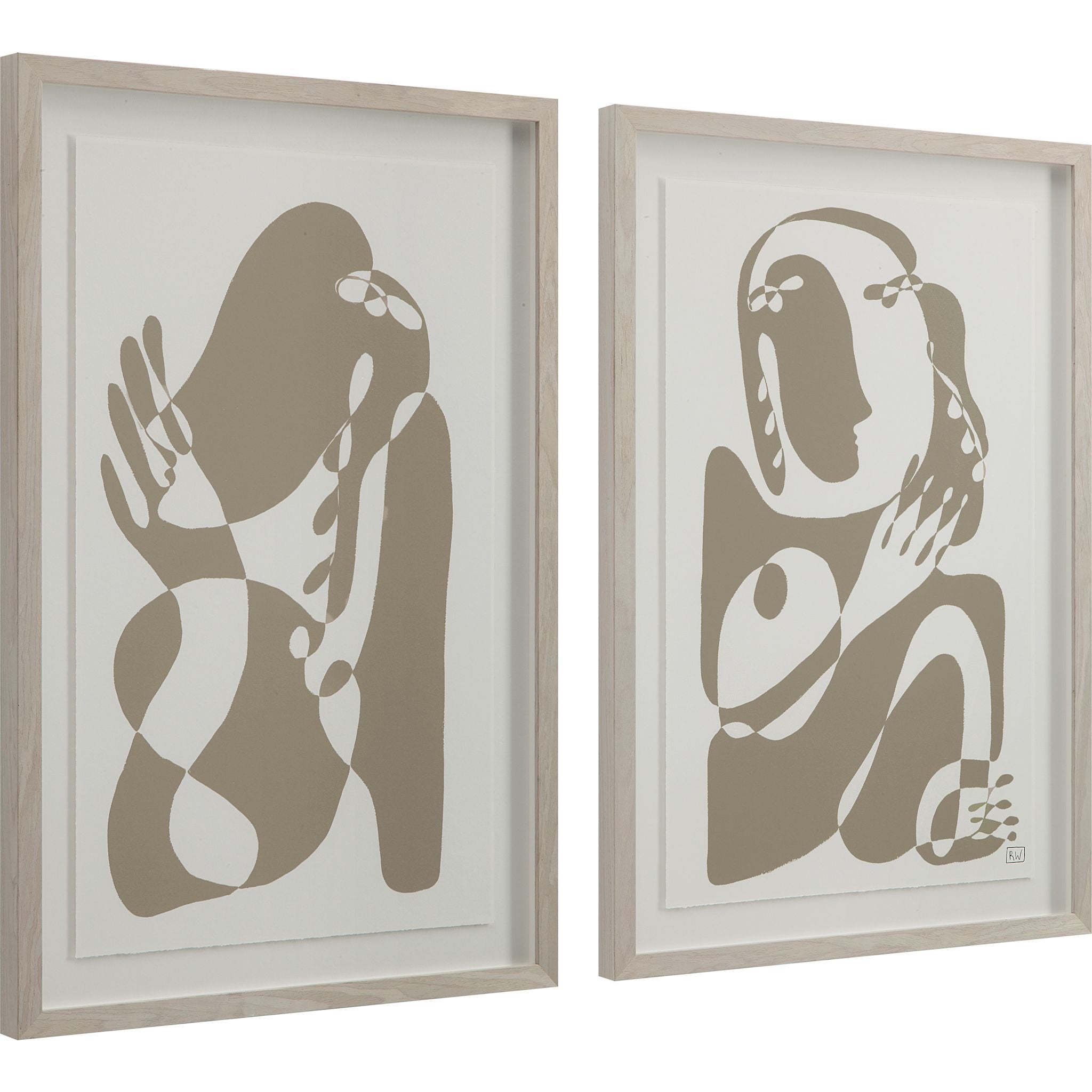 Cybel Wall Art Set of 2 - 24.10 x 36.10 Inches Modern Canvas Prints for Living Room, Bedroom & Office Decor | Home & Office Wall Decorations