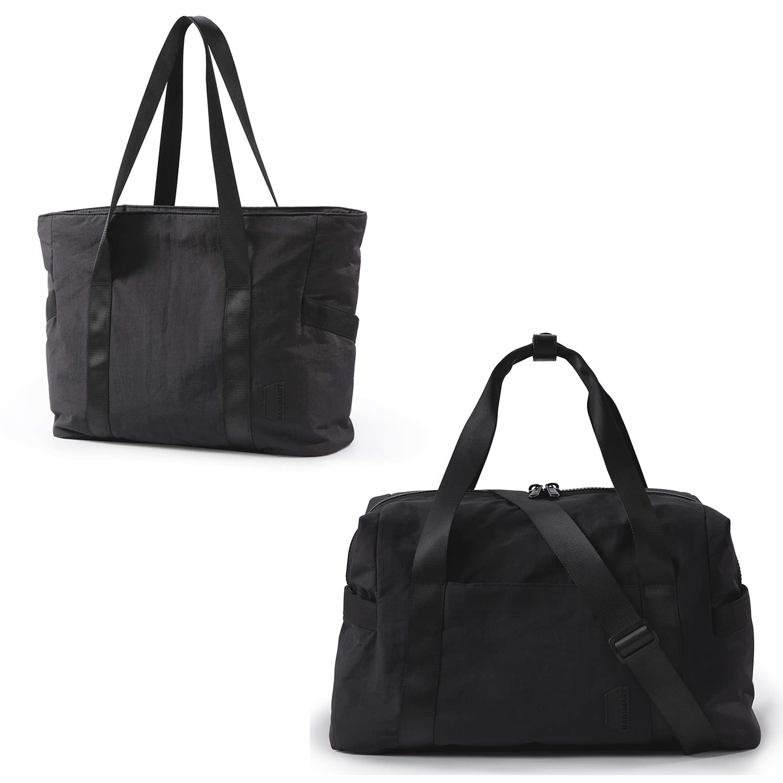 BAGSMART Large Tote Bags for Women with Travel Duffel Bag - Stylish Carryall for Work, Gym, Weekend Getaways & Air Travel