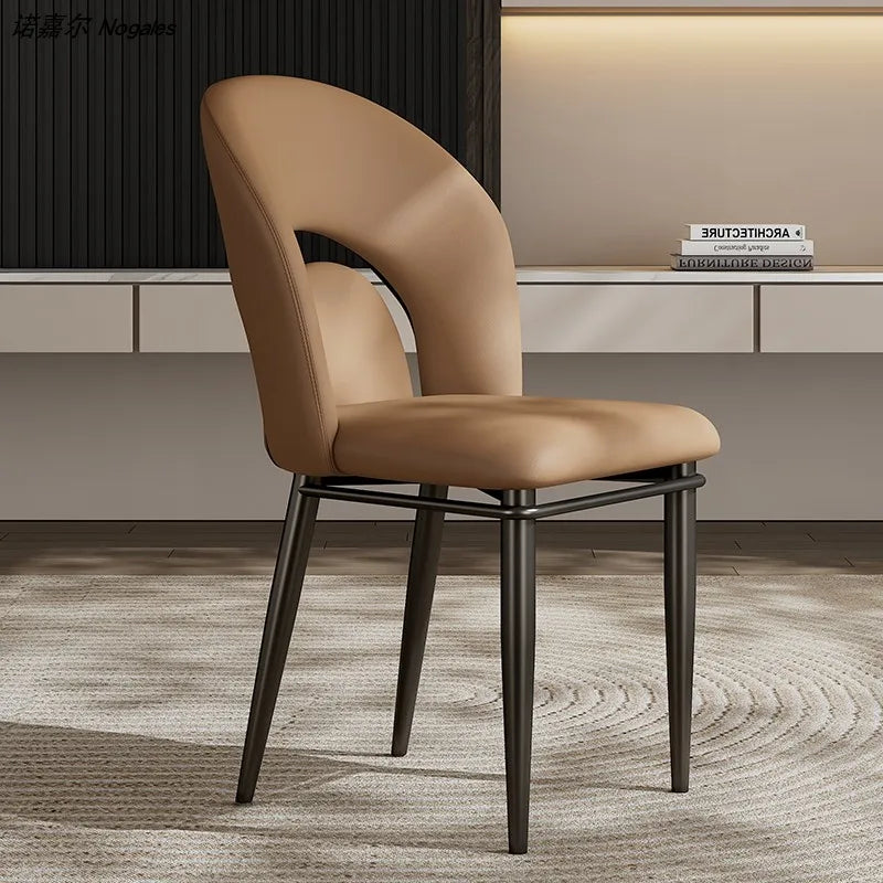 Chambre Comfort Dining Chair - Ergonomic Wooden Dining Room Chair with Cushion for Kitchen, Living Room & Office - Perfect for Home, Restaurant & Cafe