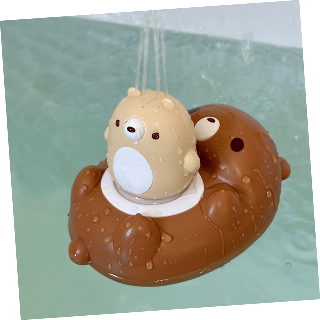 HEMOTON 3-Pack Electric Water Bear Shower Bath Toys for Kids - Fun Interactive Electronic Bath Time Play Set for Toddlers & Children (Great for Bathtub, Pool, and Outdoor Water Play)